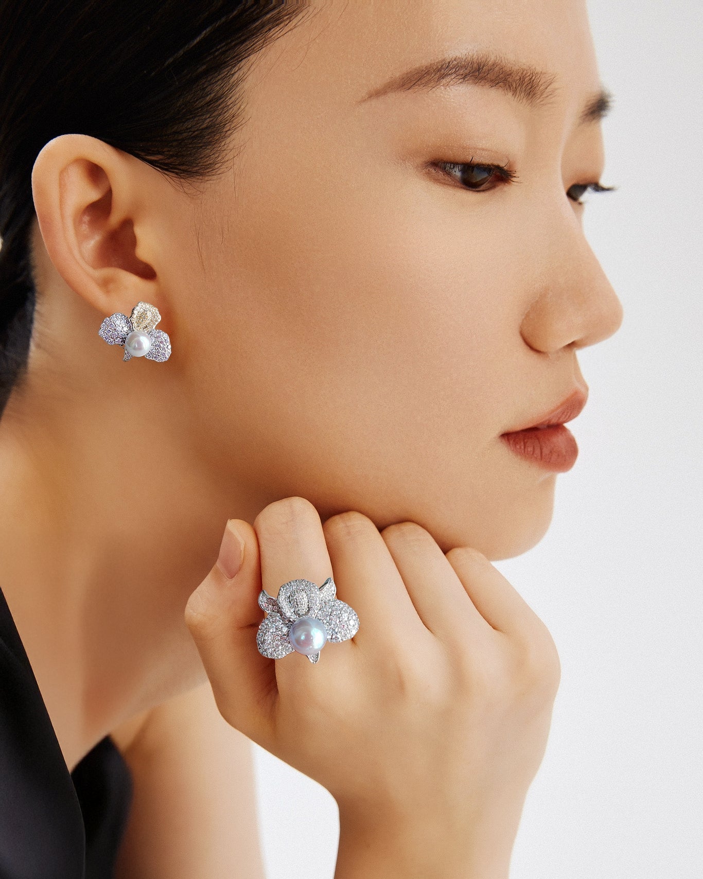 ペタルドール、金の花びら(アコヤ)