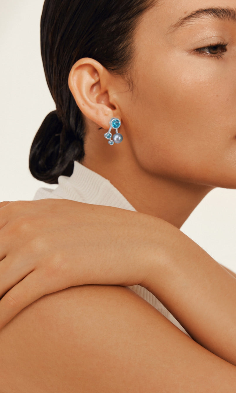 リュクス アコヤ スカイブルー サファイア コンステレーション (アコヤ)