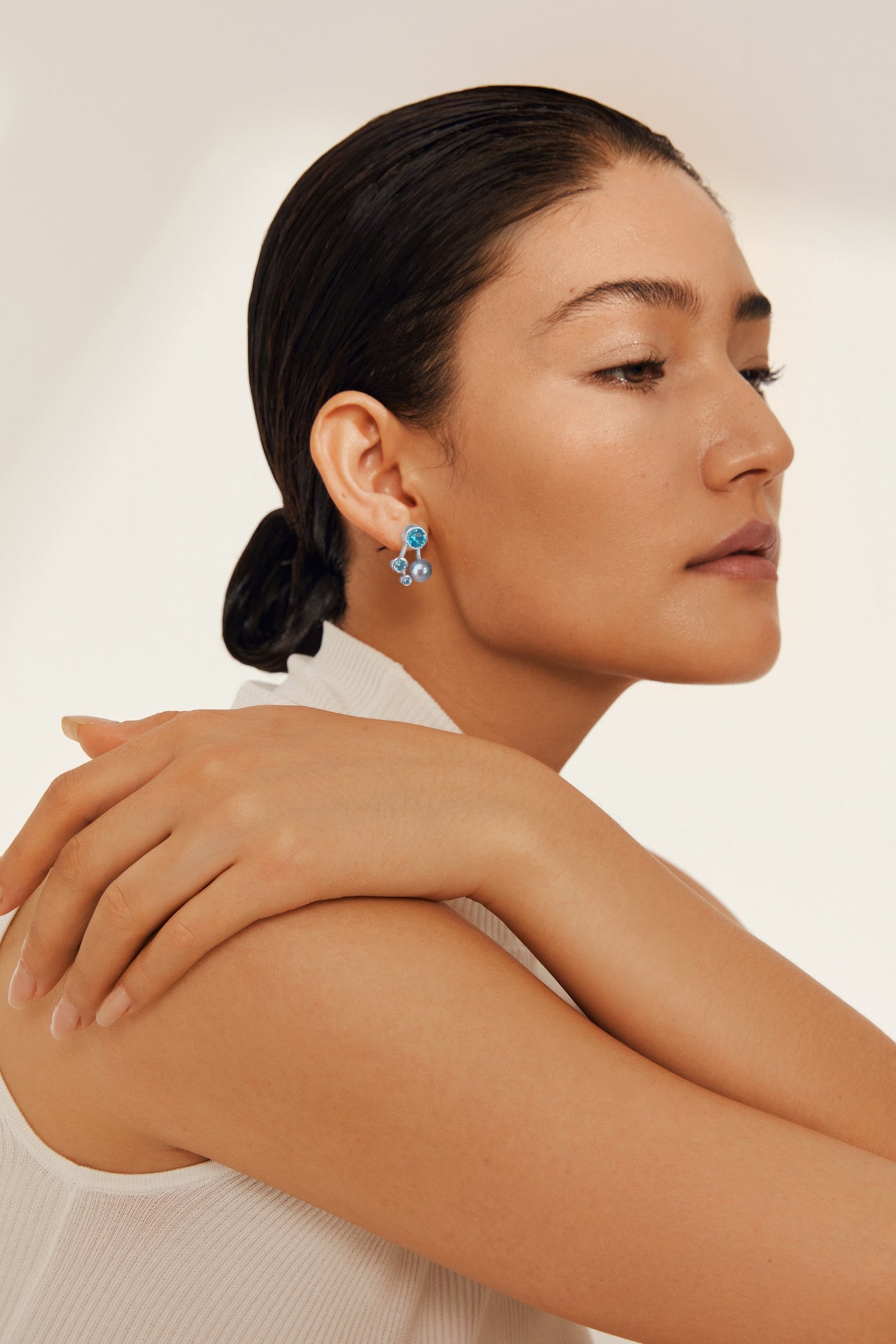 リュクス アコヤ スカイブルー サファイア コンステレーション (アコヤ)