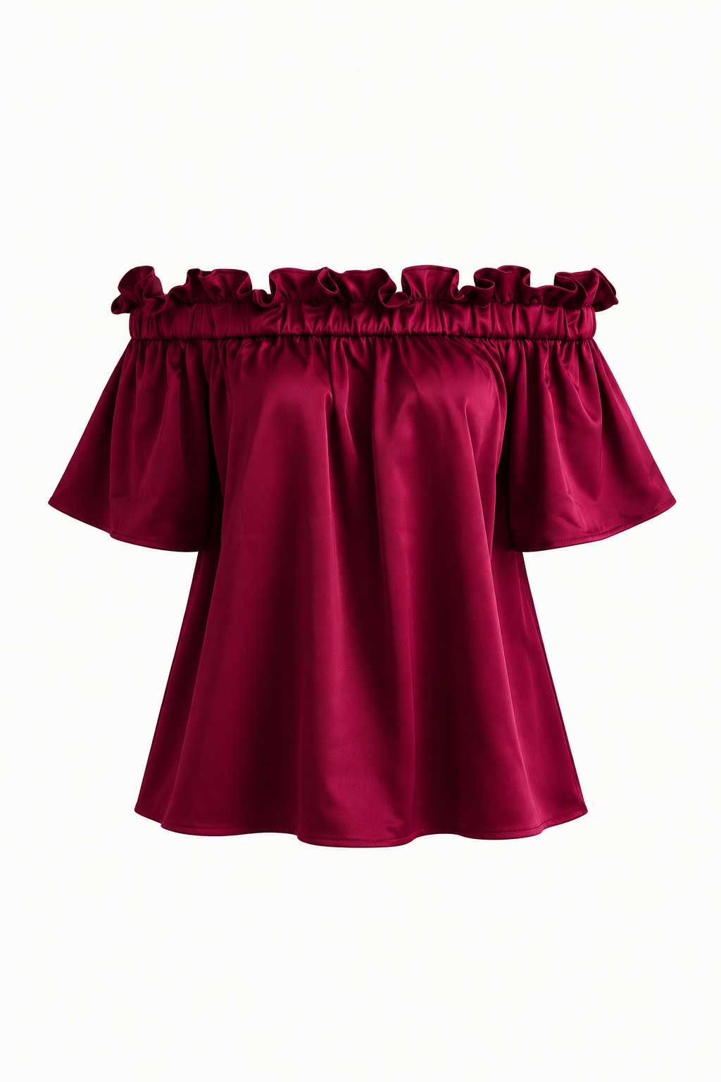 Hors-Épaule en Rouge Rubis