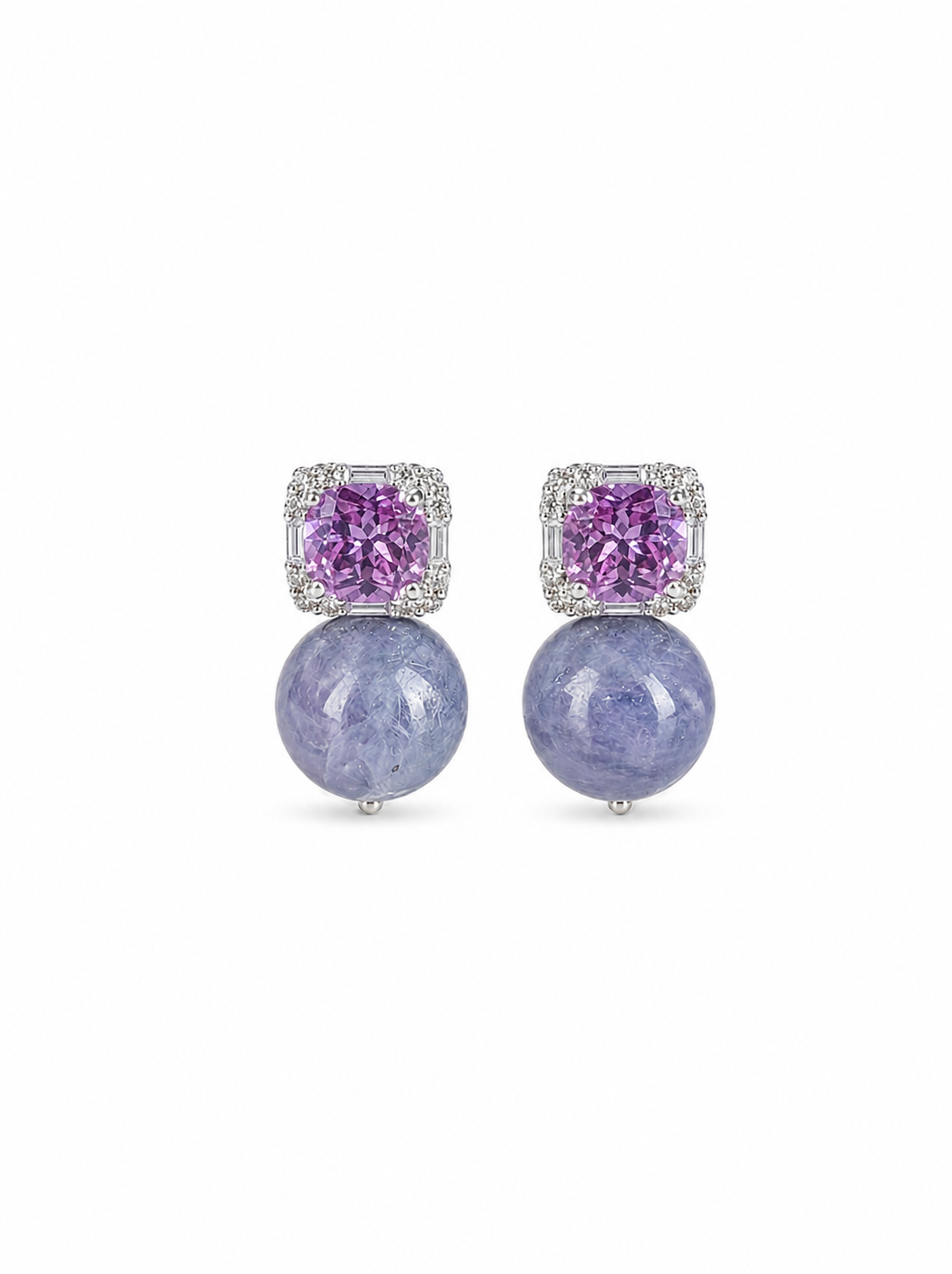 Poised Countenance in Blush & Tanzanite