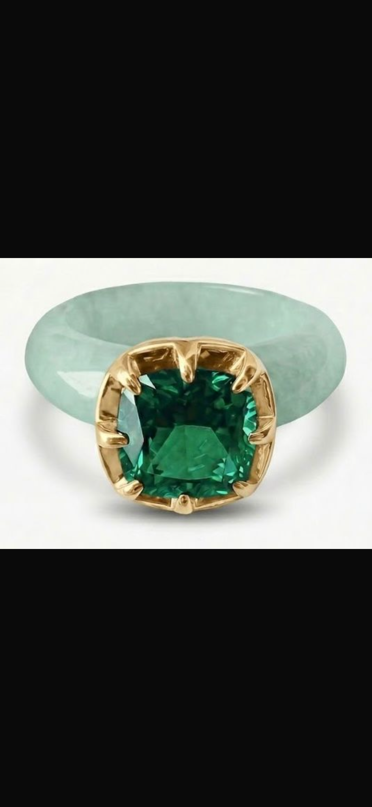 Custom jadeite ring for Kevin Devianto