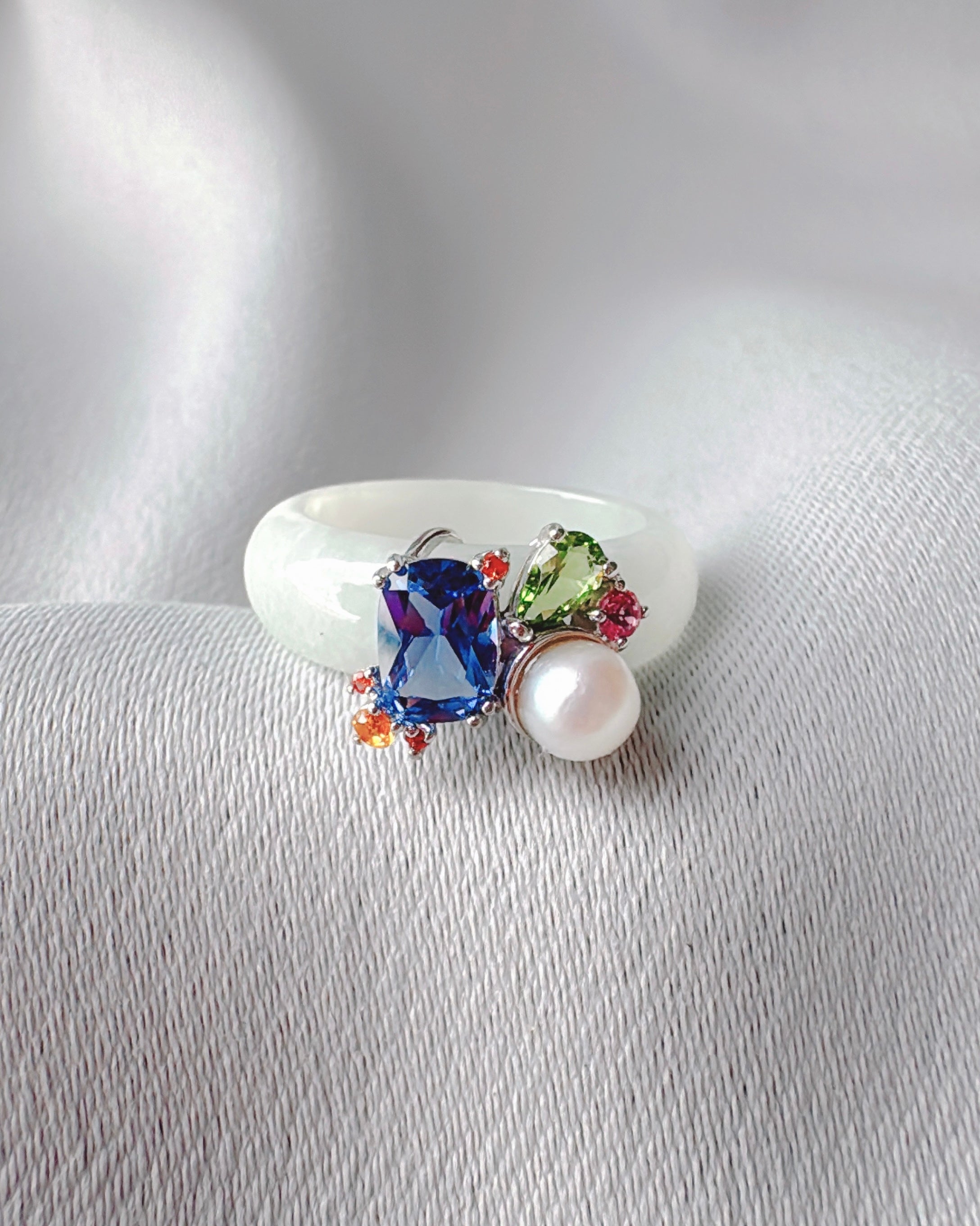 Blue Jadeite Jardin (made-to-order)