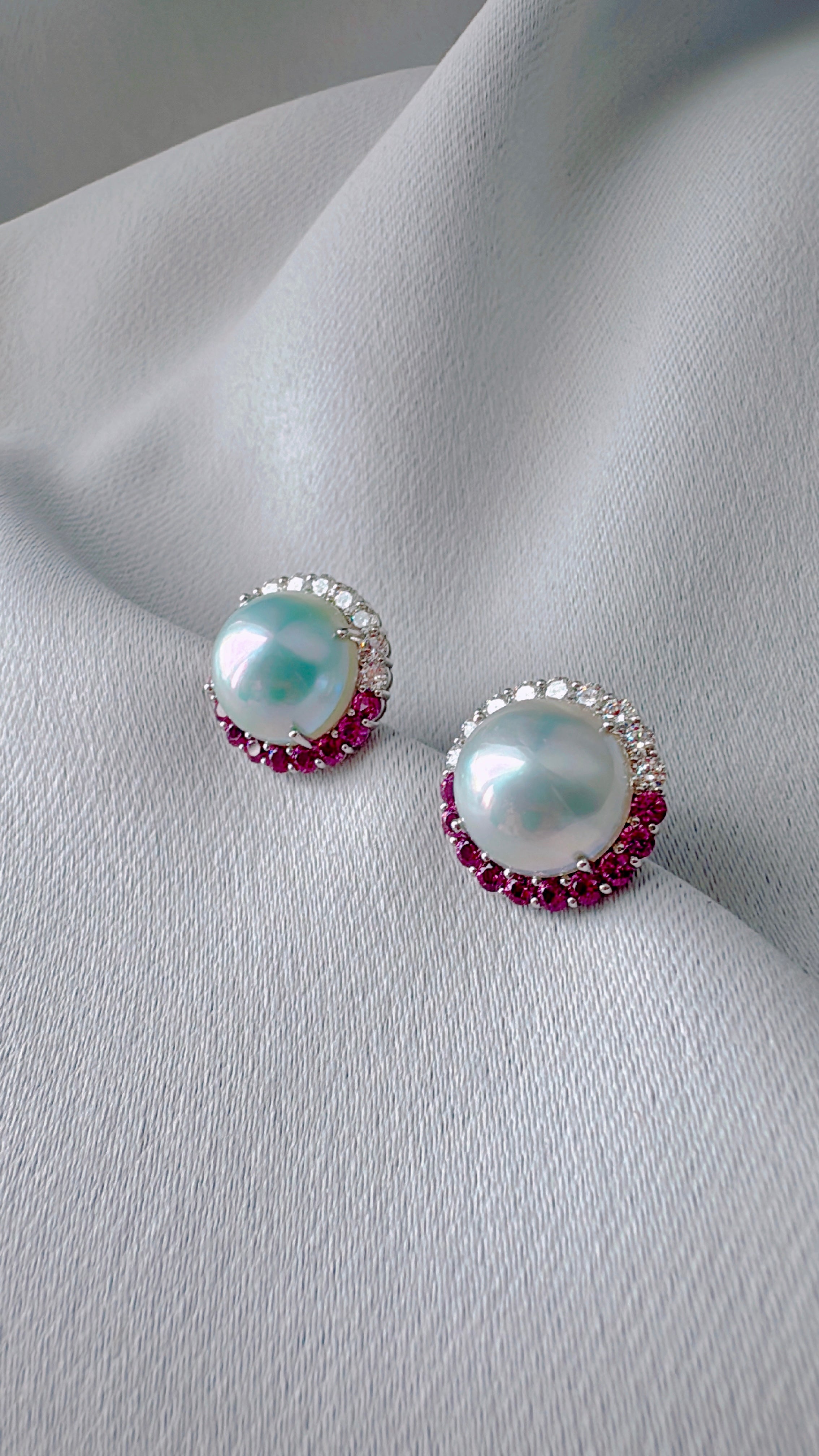Rose Sunset Glacier (Mabe Pearls)