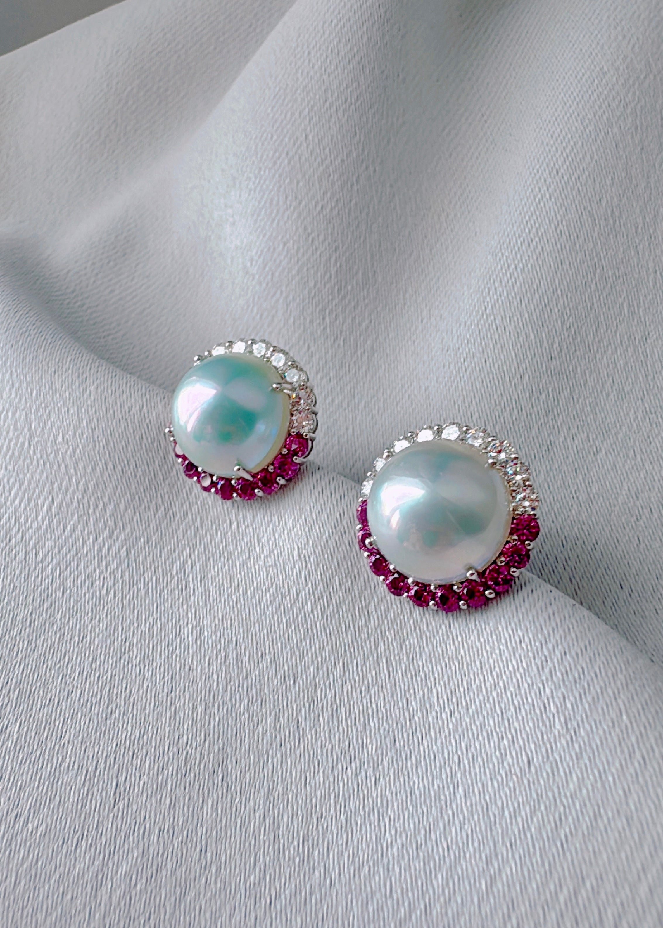 Rose Sunset Glacier (Mabe Pearls)
