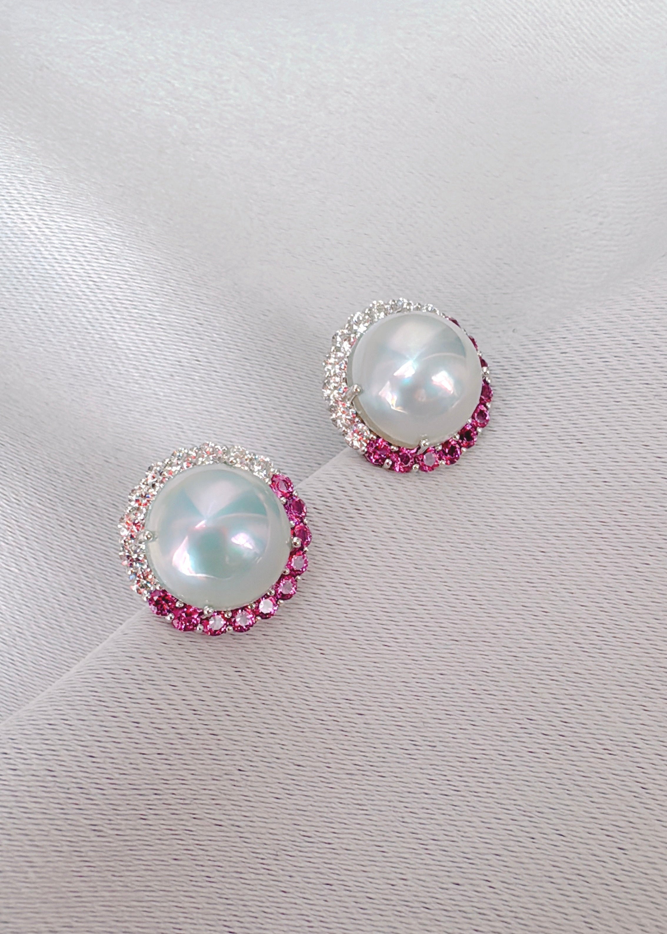 Rose Sunset Glacier (Mabe Pearls)
