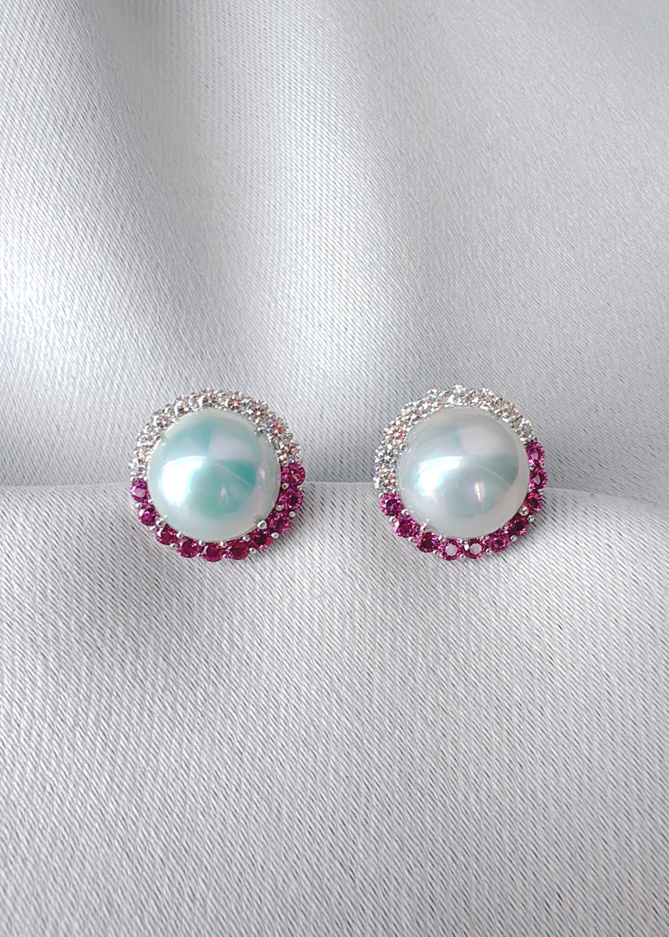 Rose Sunset Glacier (Mabe Pearls)