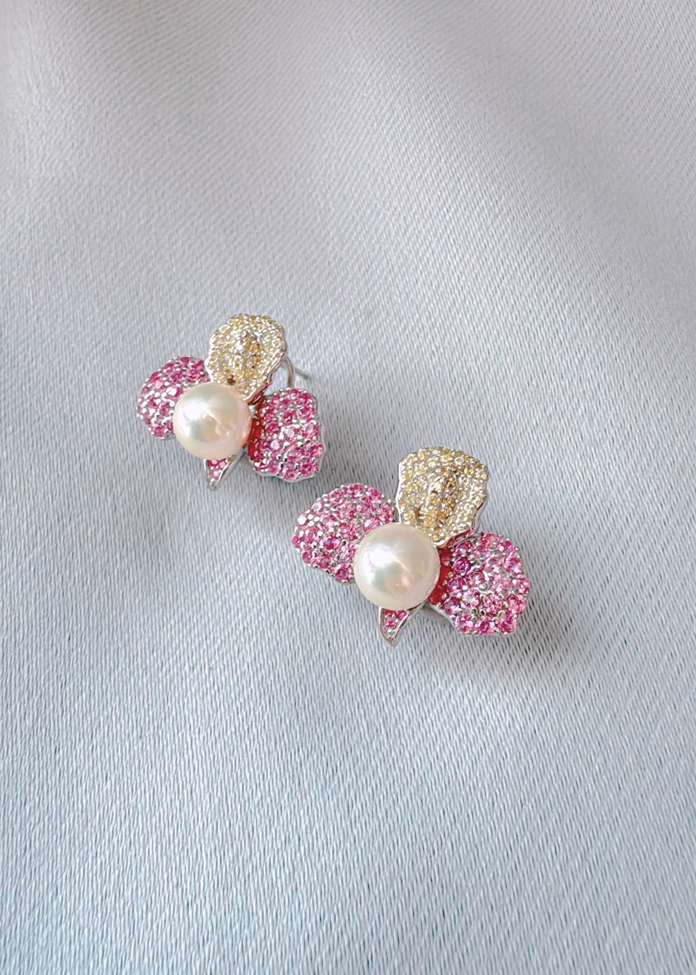 Pétale D'or Sakura Rosa (akoya de oro claro de lujo)