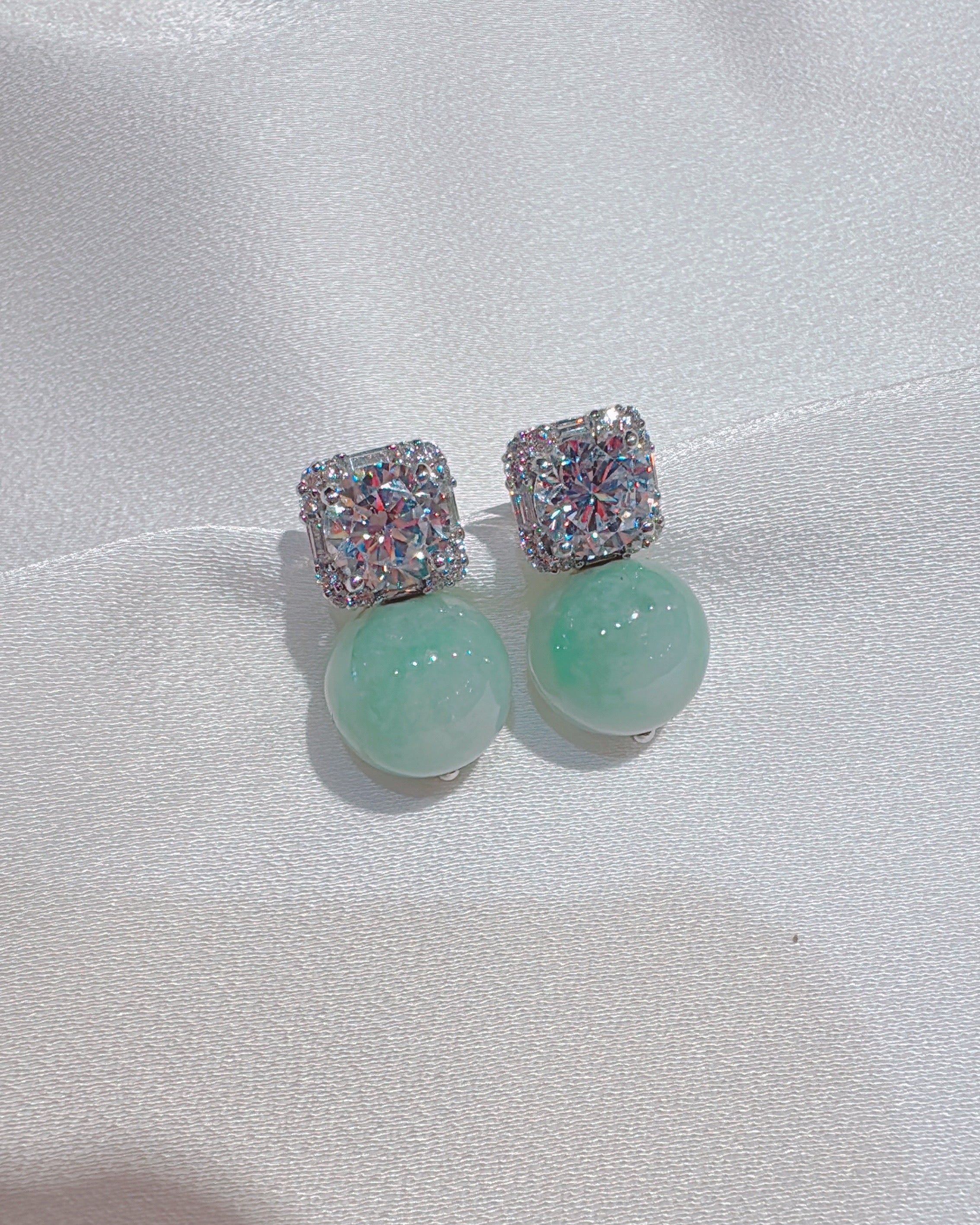 Poised Elegance in ICY Jadeite