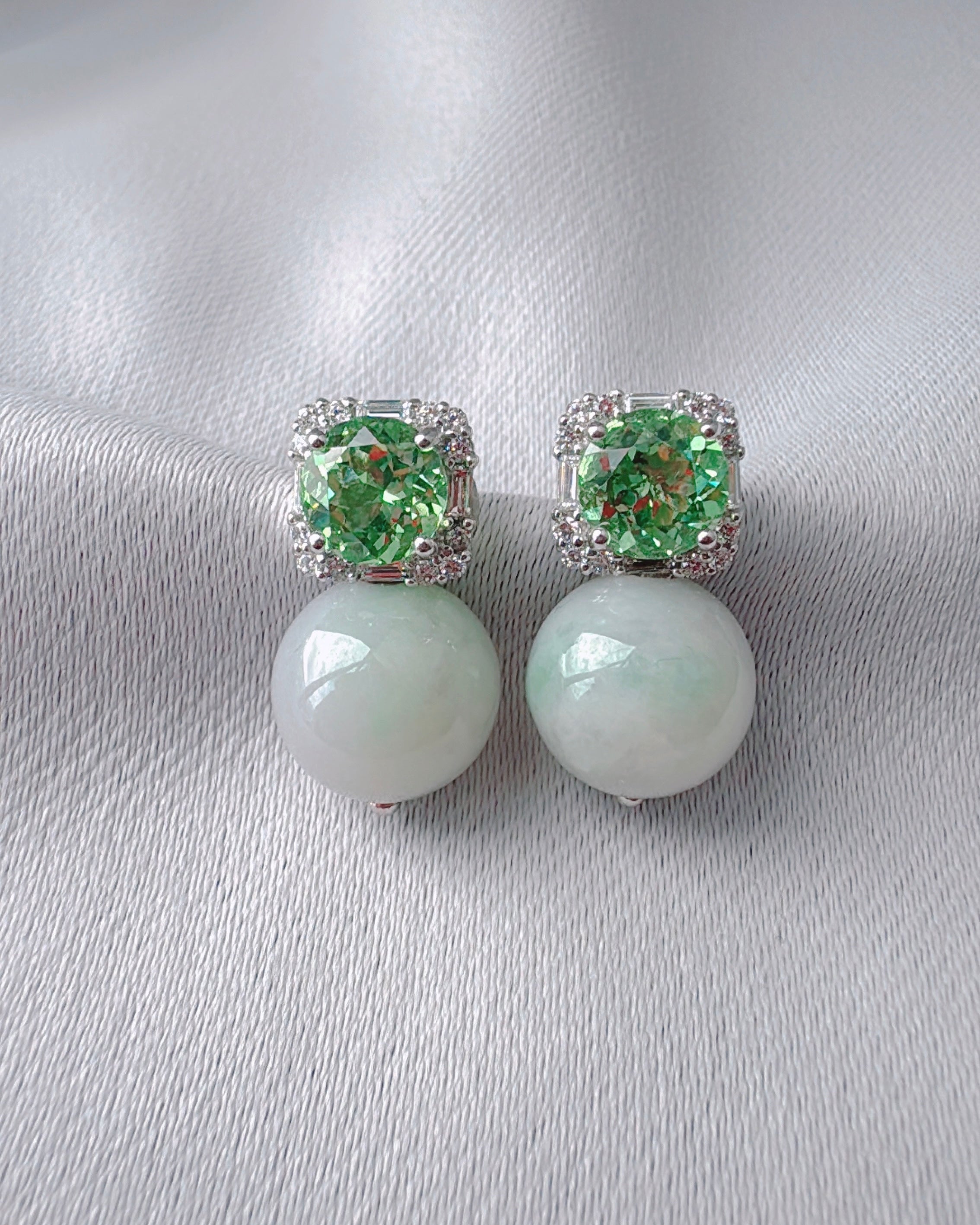 Poised Elegance in ICY Jadeite (NEW COLOUR, Size Petite M), one-of-a-kind