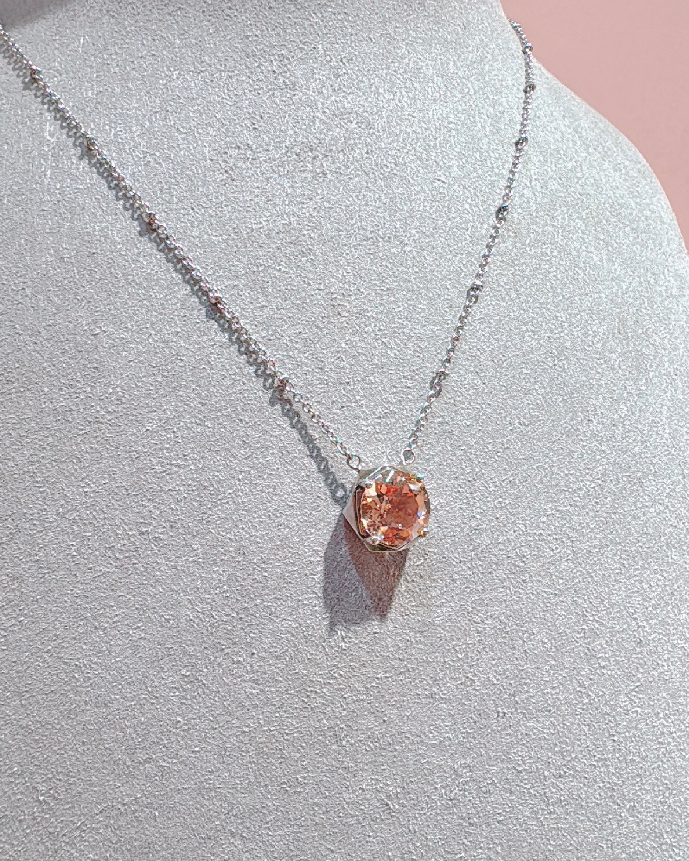 The Sunlit Blush pendant