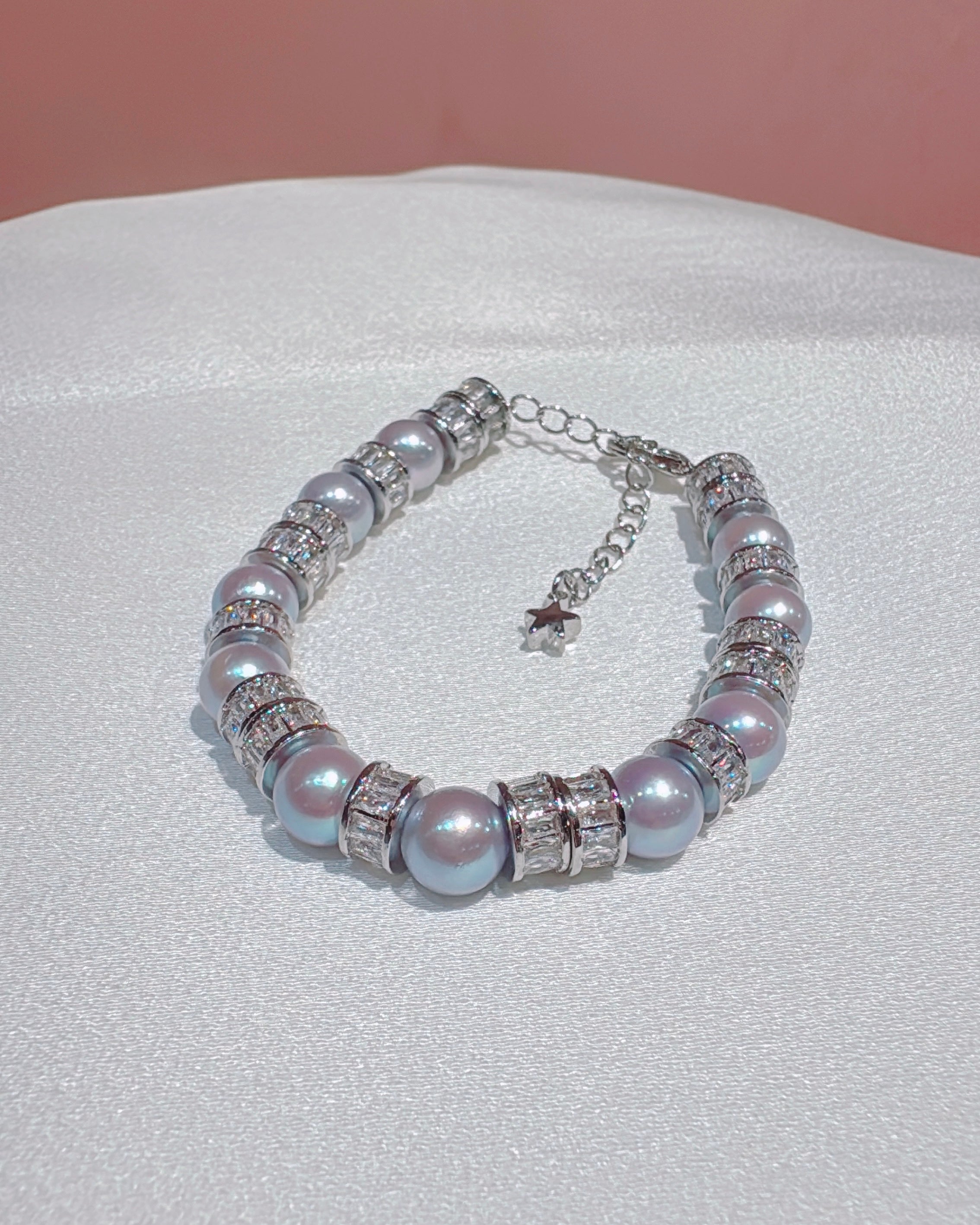 Blue Akoya Tennis Bracelet (8-8.5mm Luxe Blue Akoyas)