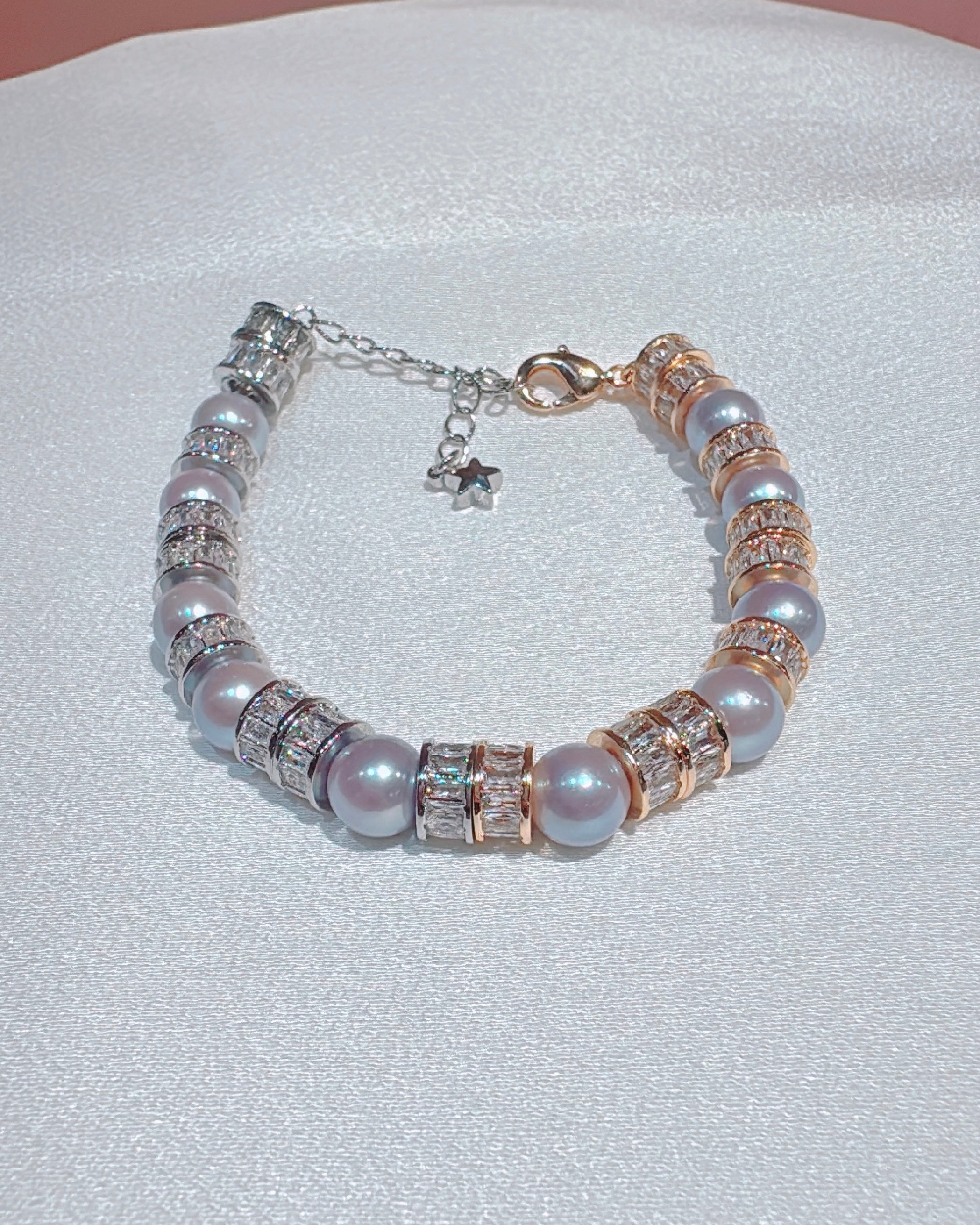 Blue Akoya Tennis Bracelet (8-8.5mm Luxe Blue Akoyas)