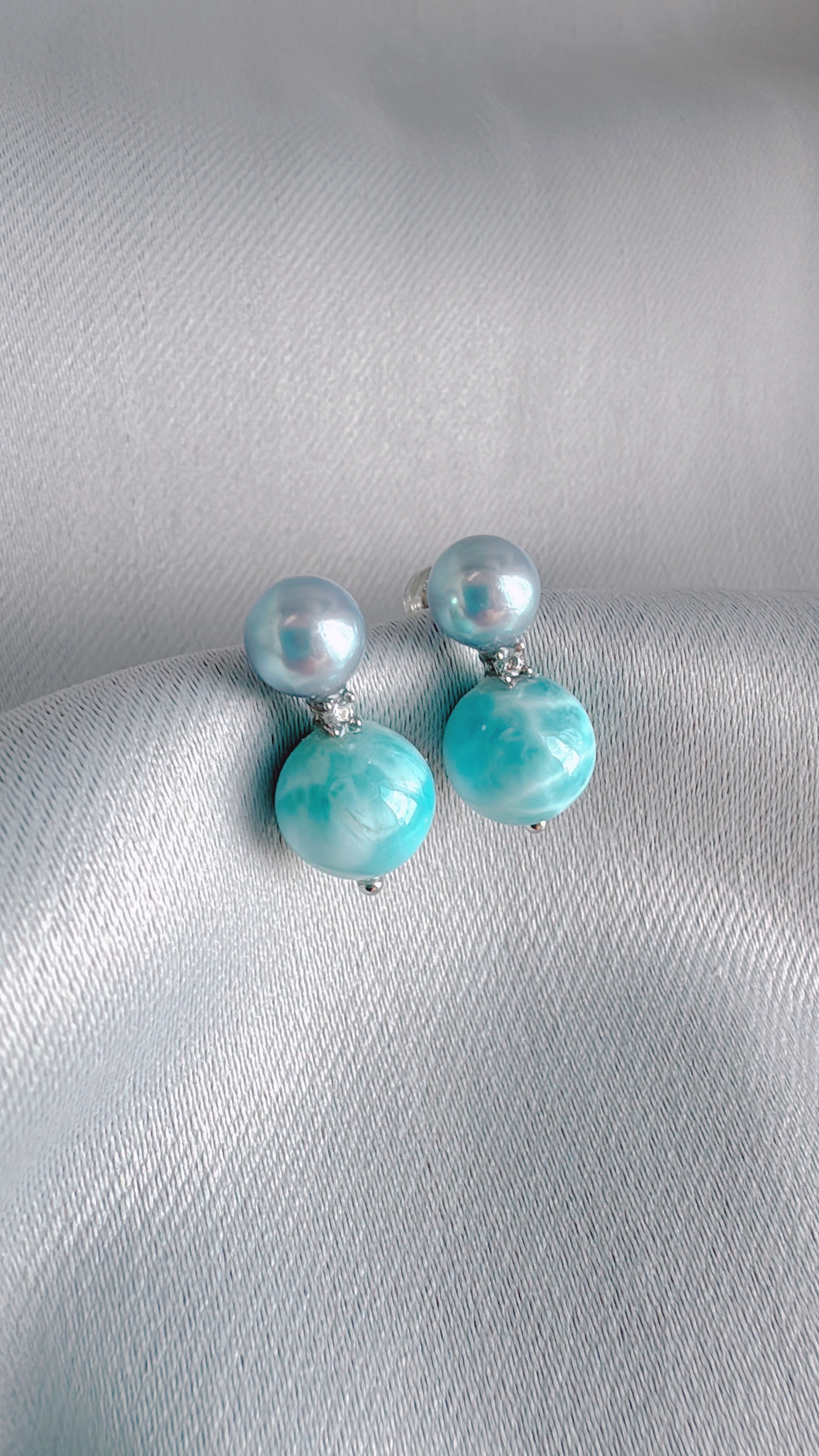 Akoya Larimar Elegance