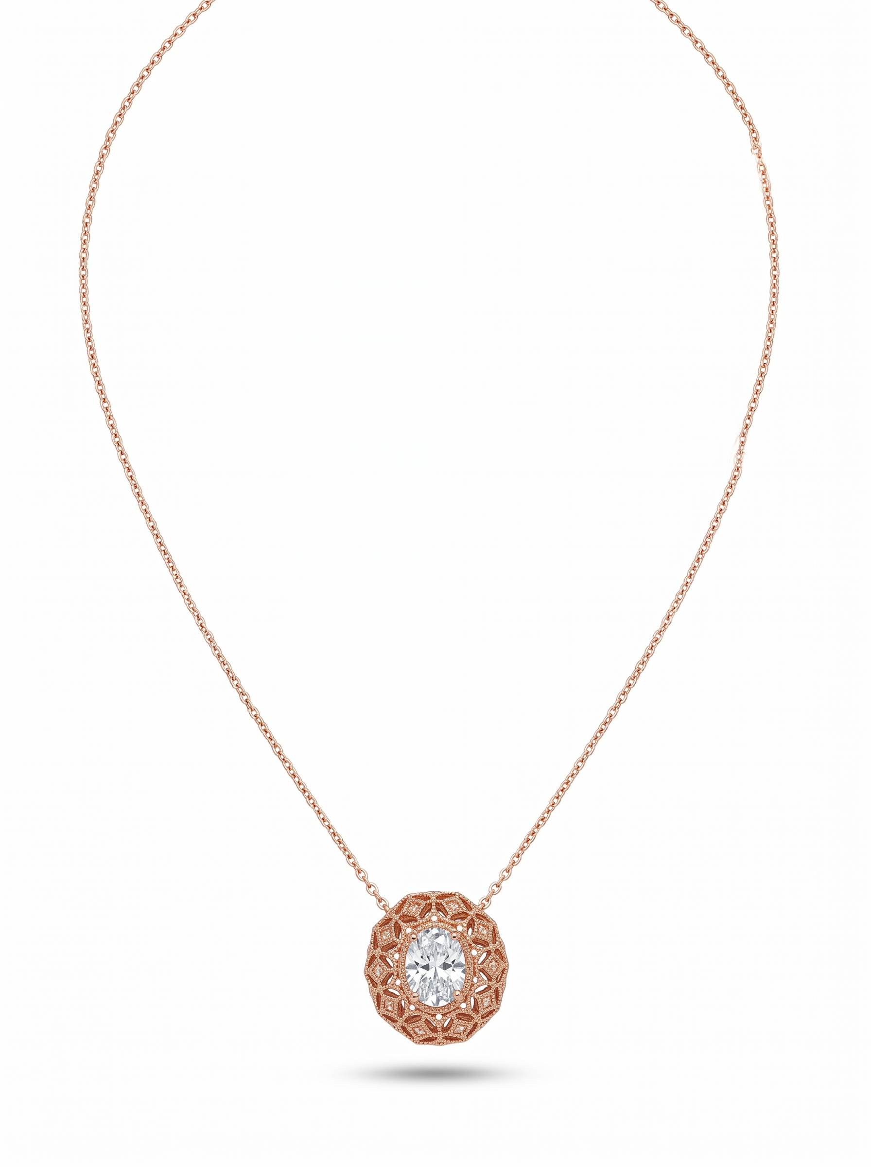 Collar Lumine de Victoria en Oro Rosa