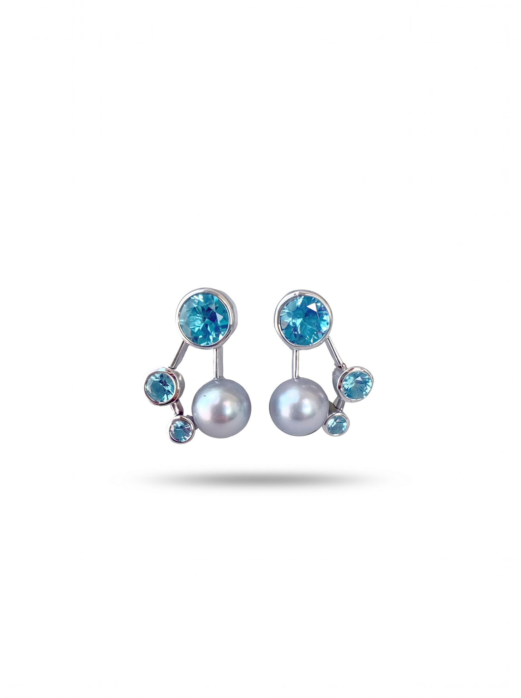 Constelación Luxe Akoya Azul Cielo Zafiro (akoya)