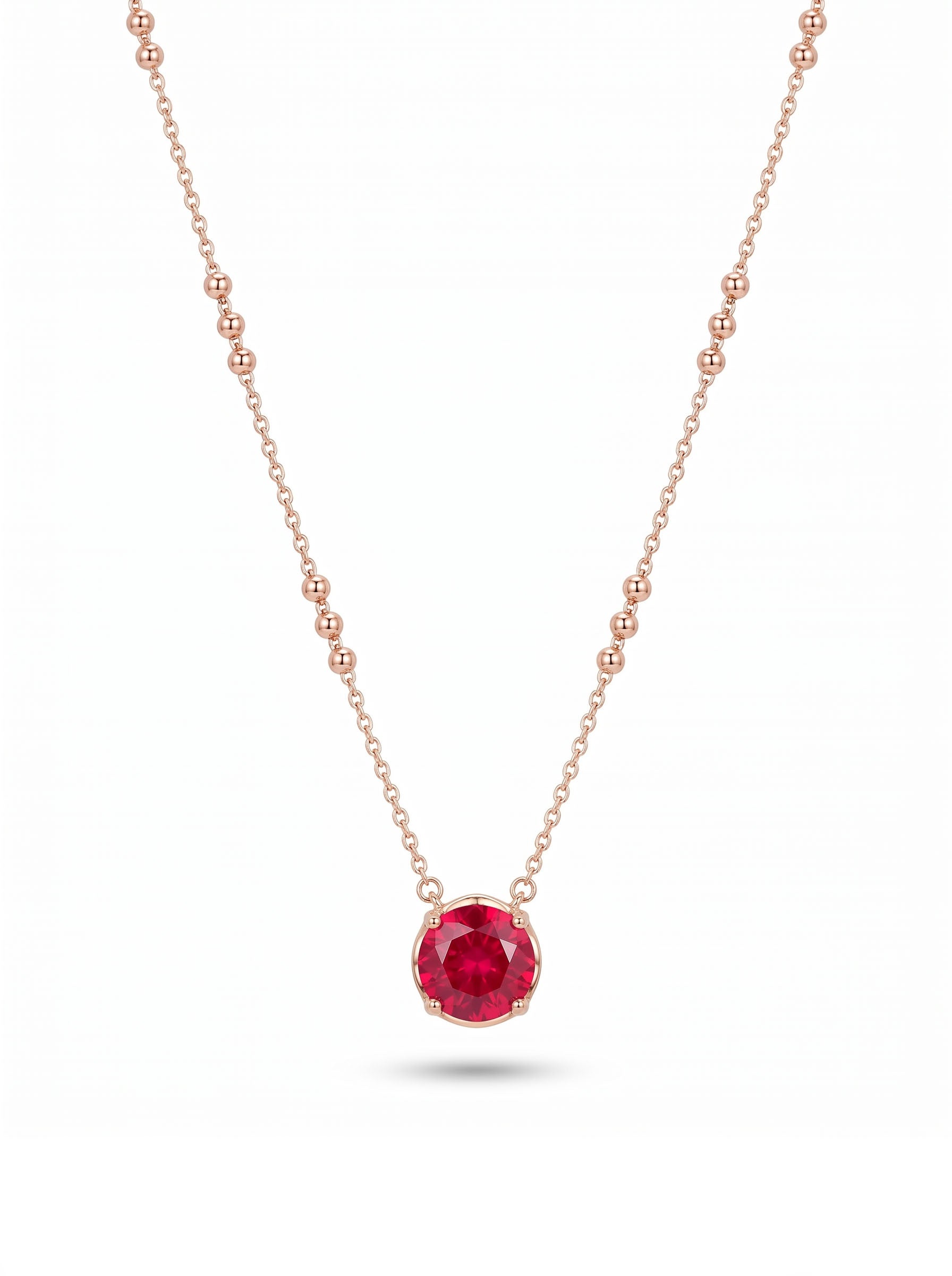 The Vivid Rosé rose-gold pendant