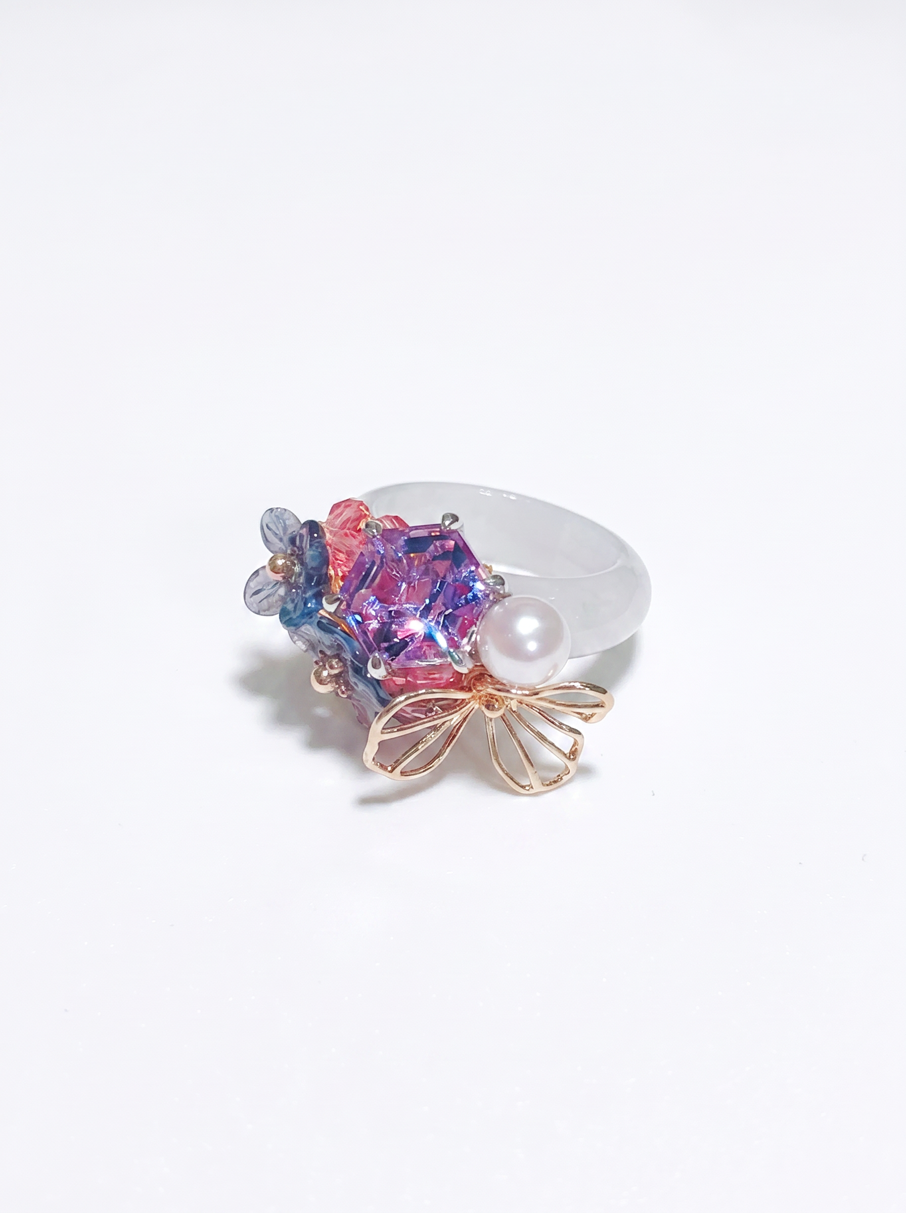 Bague Prisme Lilas