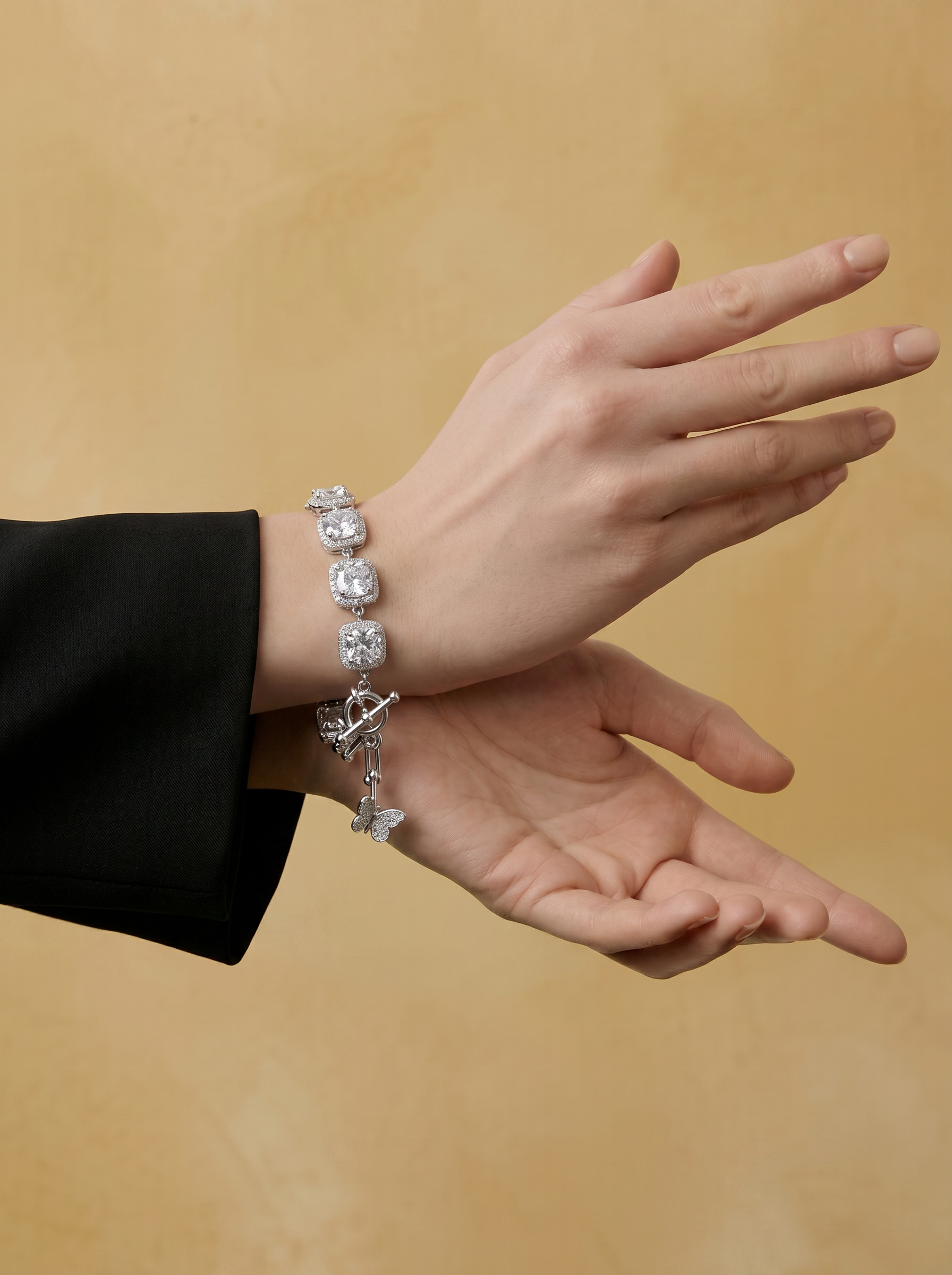Bracelet Tennis Ligne Luna Or