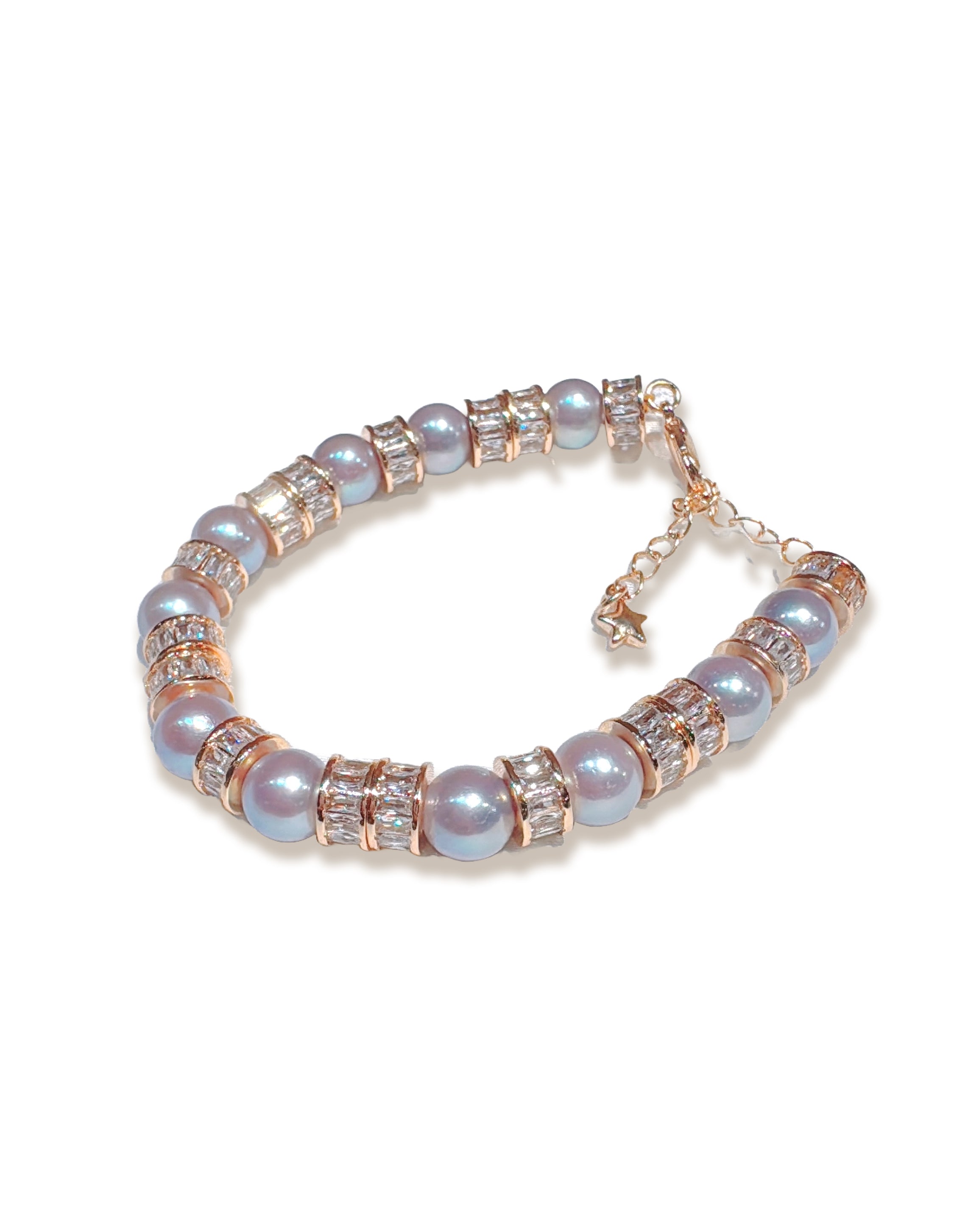 Blue Akoya Tennis Bracelet (8-8.5mm Luxe Blue Akoyas)