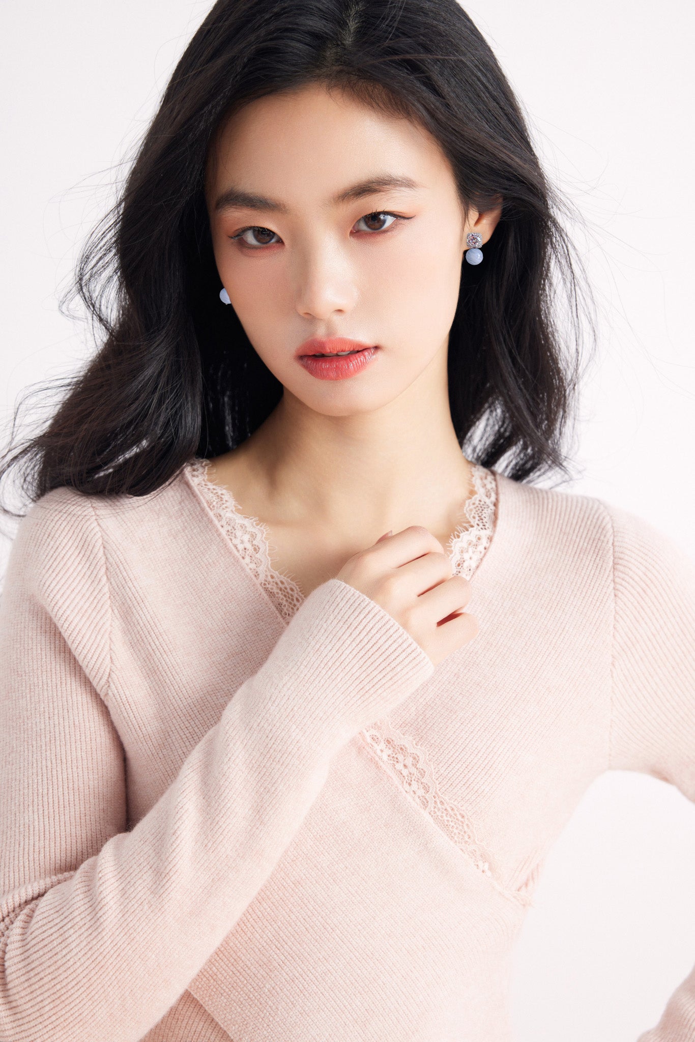 Blue Lace Drops (blue lace agate)