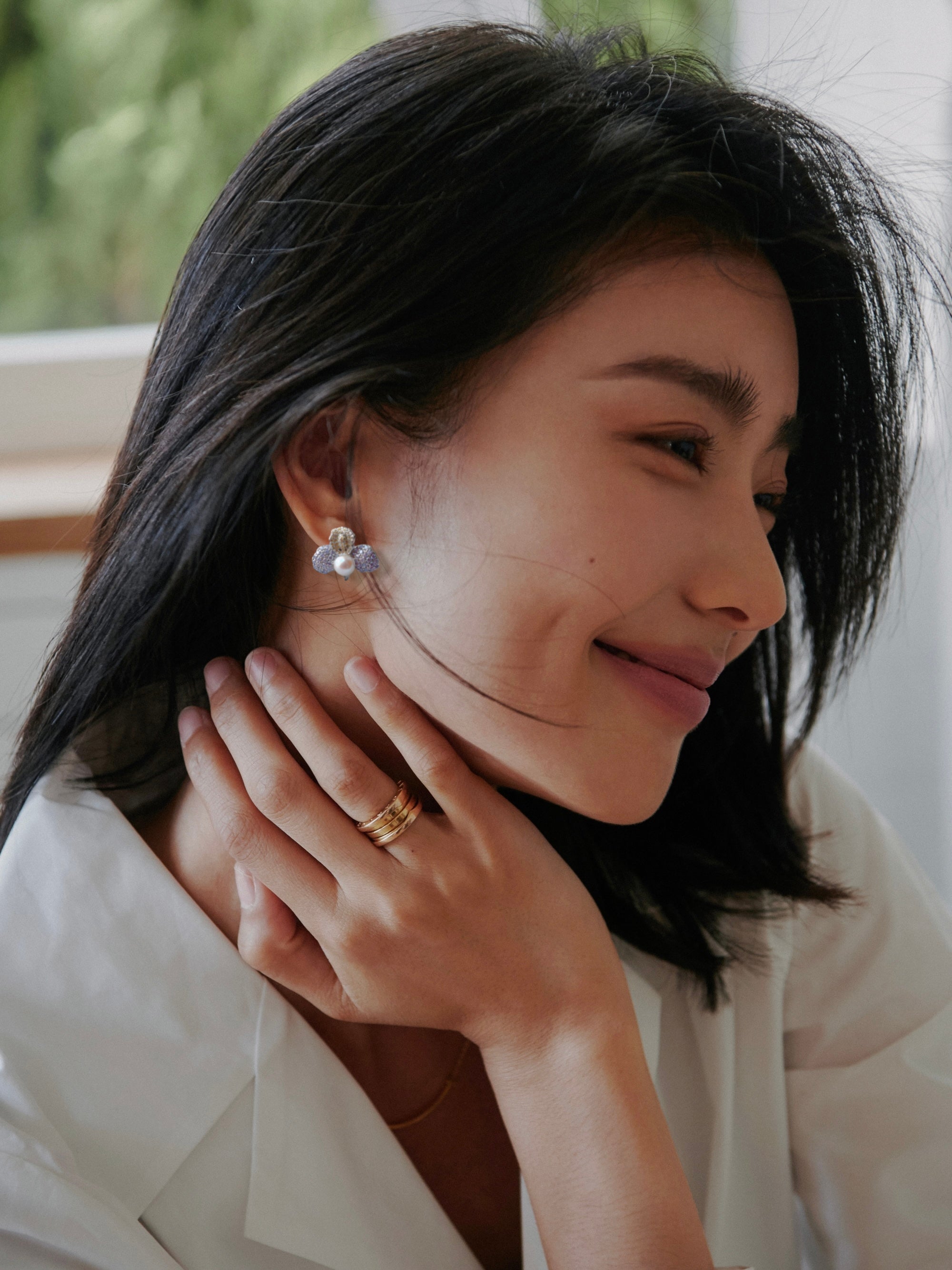 Lilac d’Or, Petals of Gold (Ivory Pink Akoya)