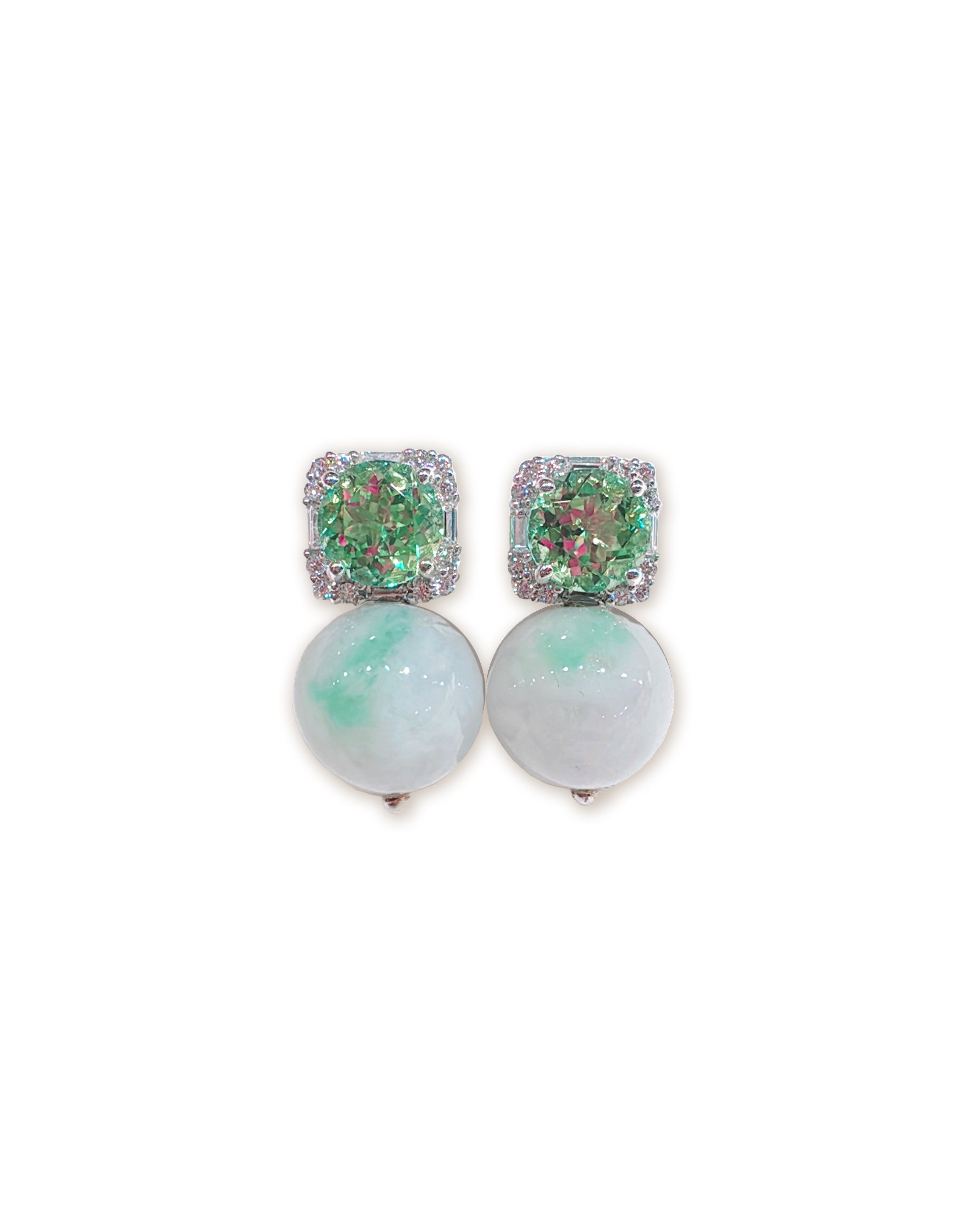 Poised Elegance in ICY Jadeite (NEW COLOUR, Size Petite M), one-of-a-kind