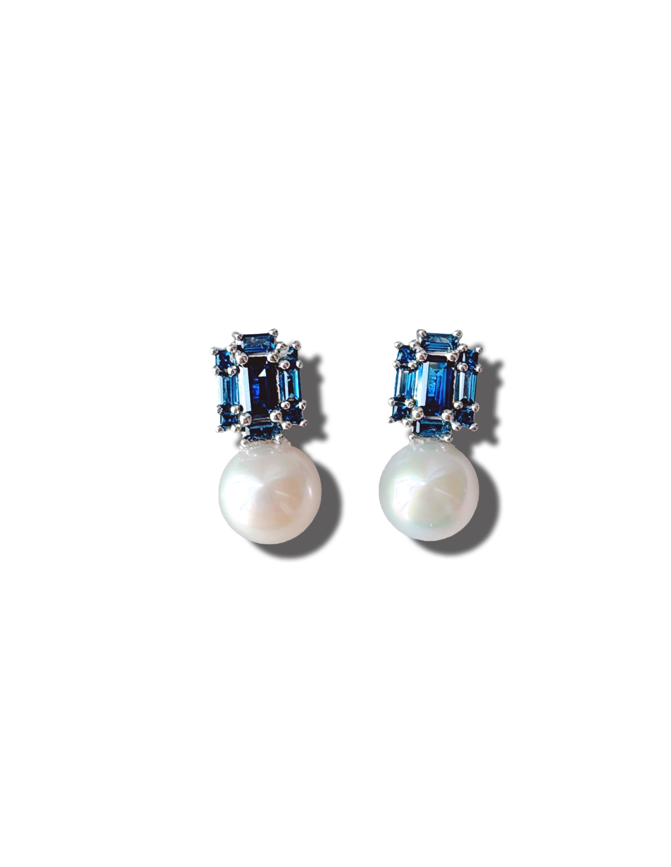 Blue Sapphire Deco Diamantes