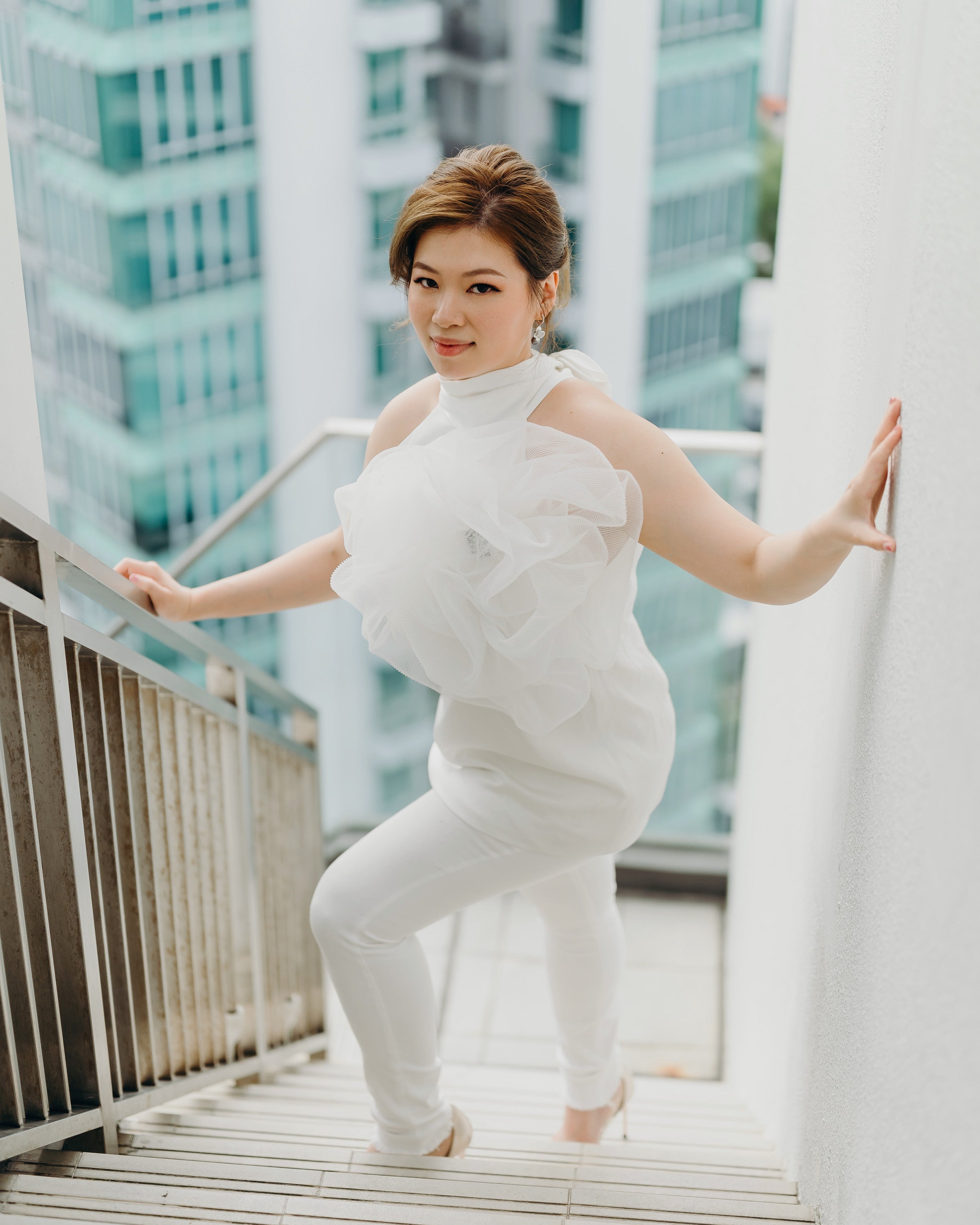 エレガントなハイネック