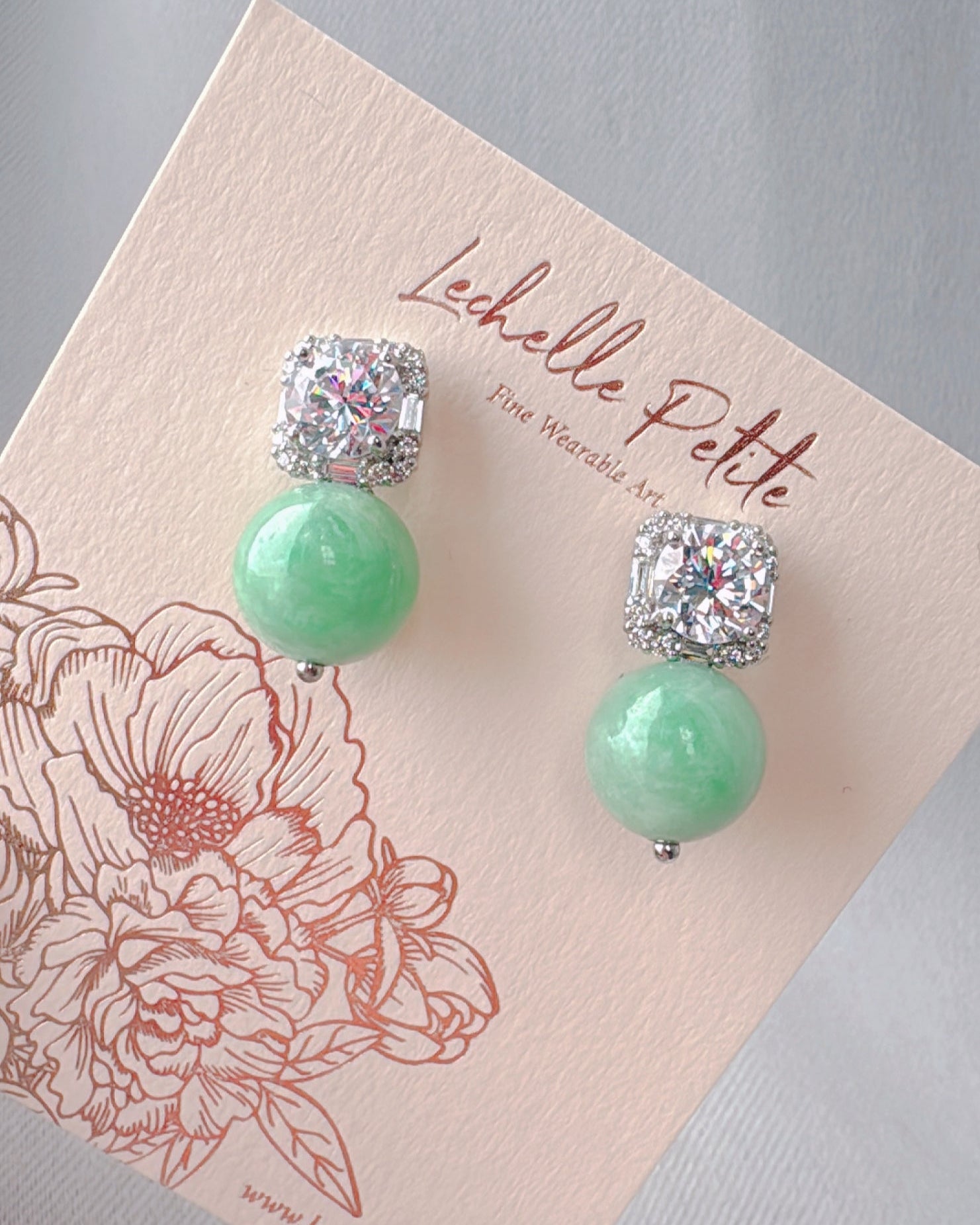 アップルグリーンジェダイト（中）