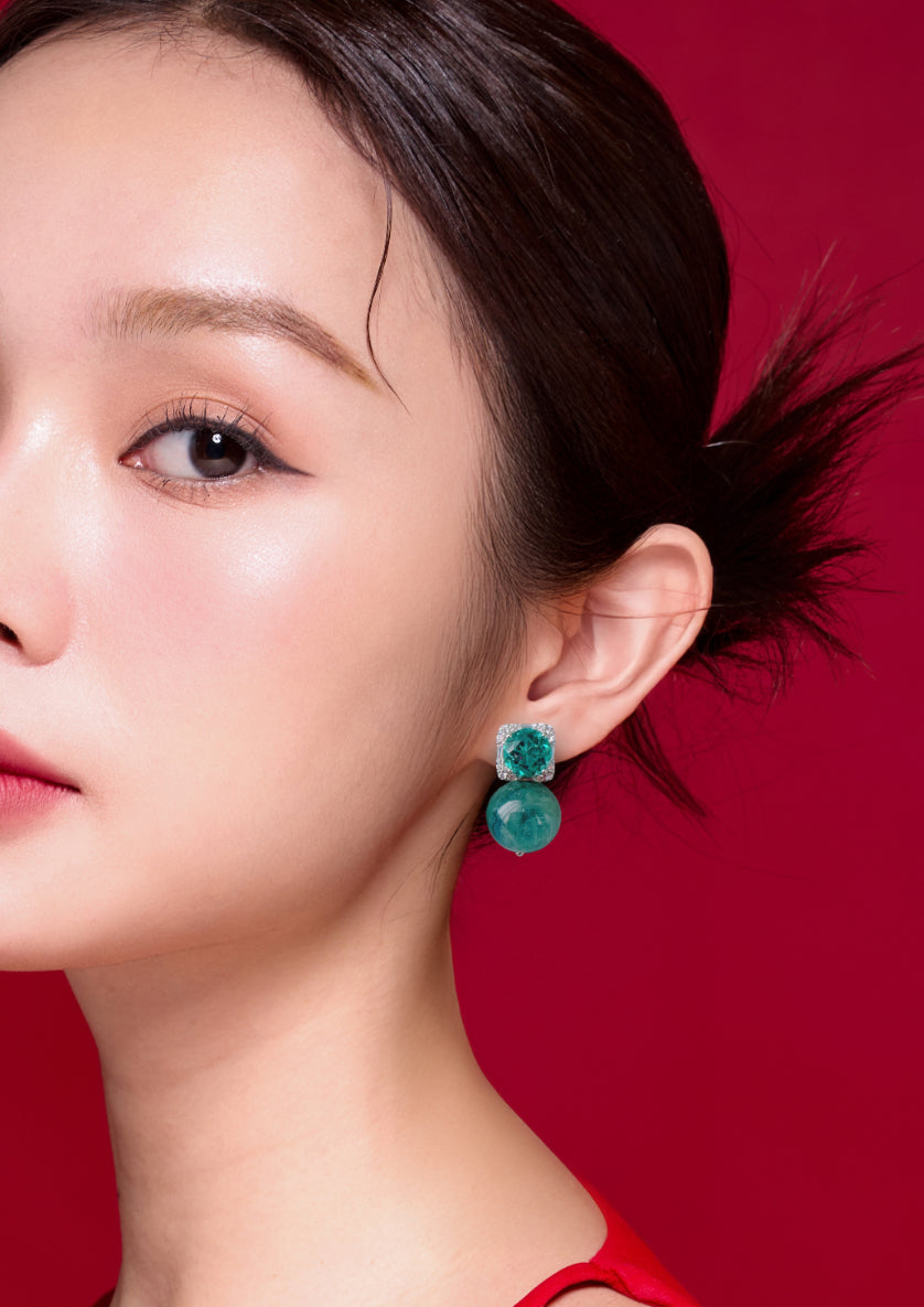 パライバ ブルーグリーン カイヤナイト (中)