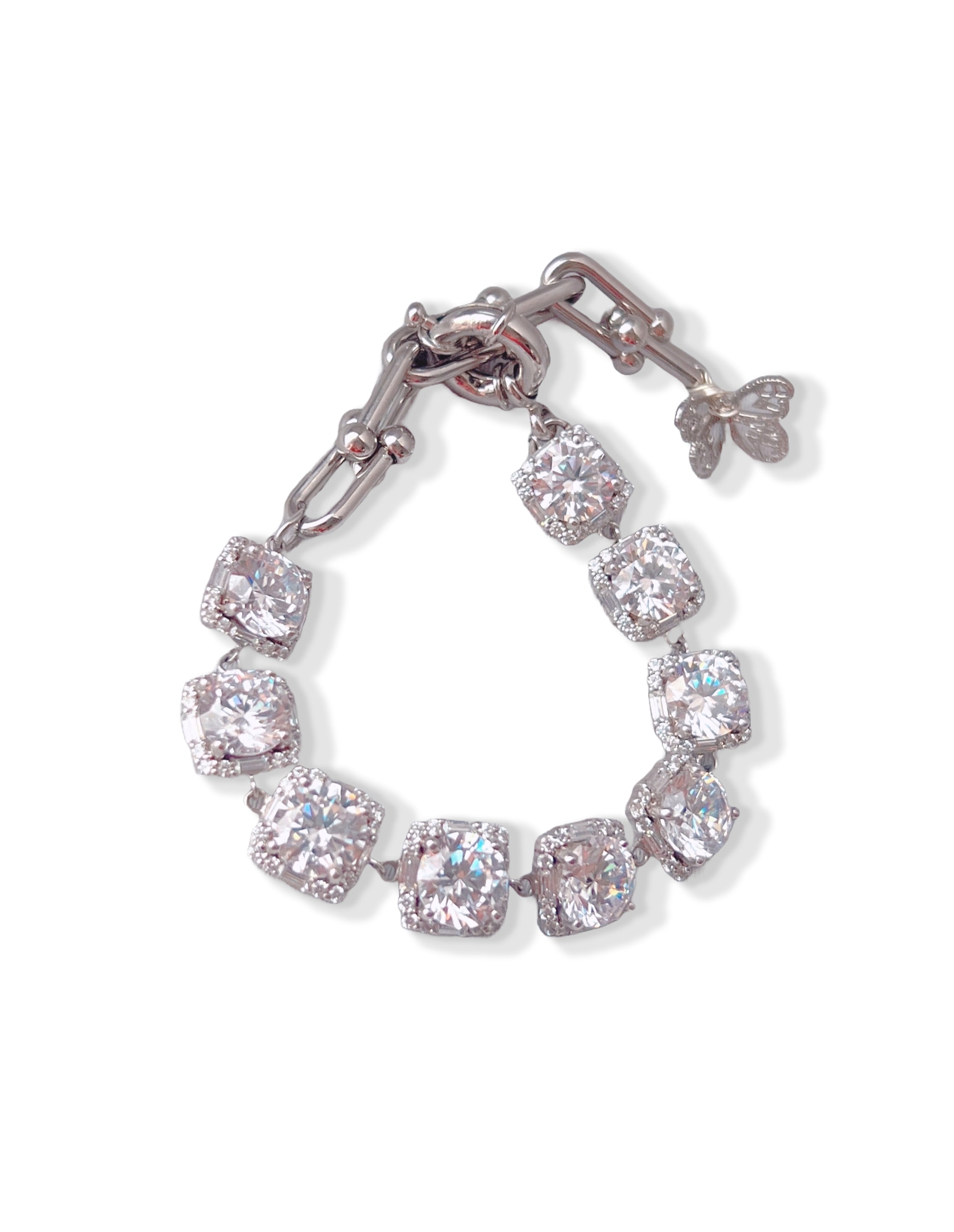 18Kソリッドゴールド ルナライン テニスブレスレット【受注生産：5～6週間】