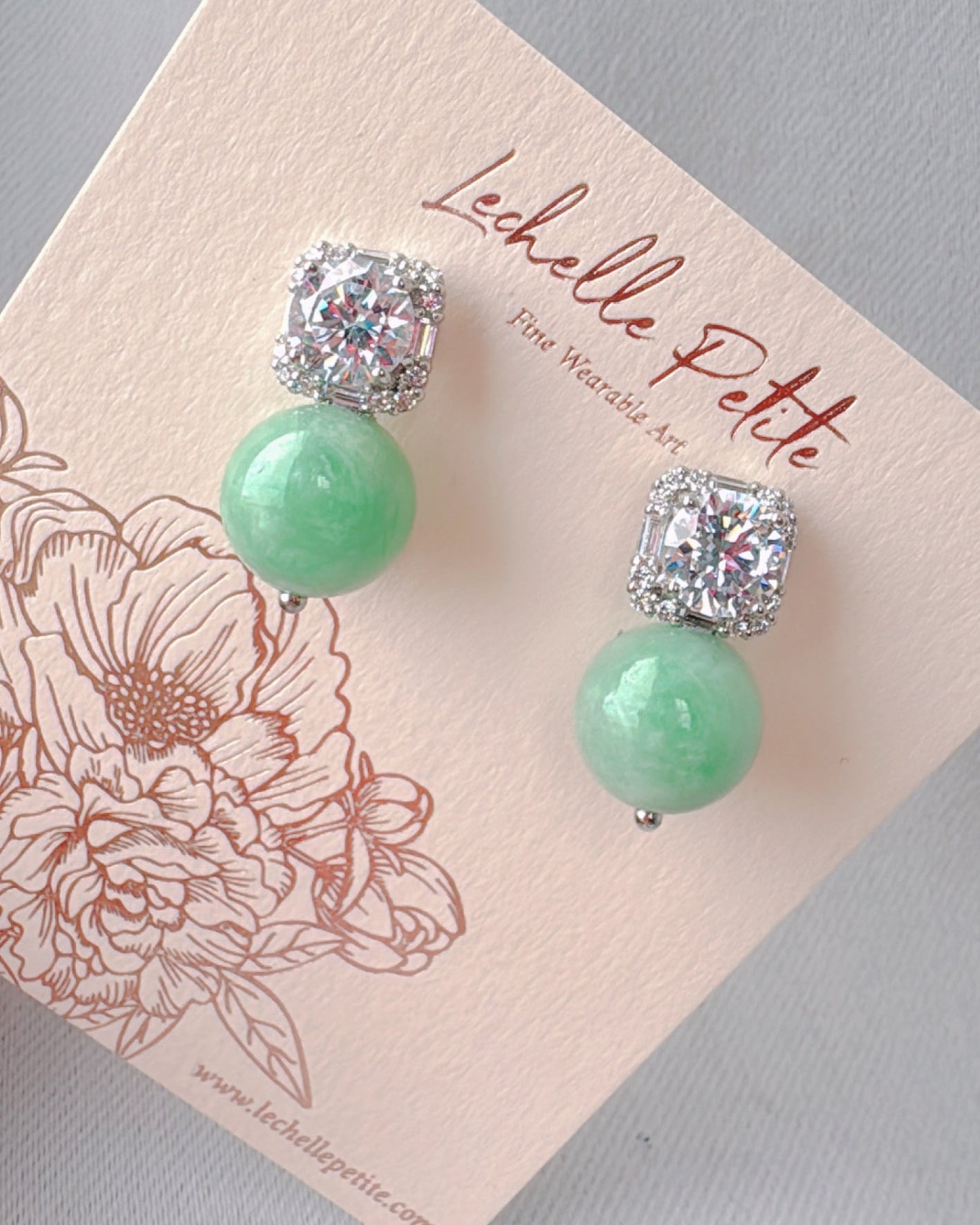 アップルグリーンジェダイト（中）