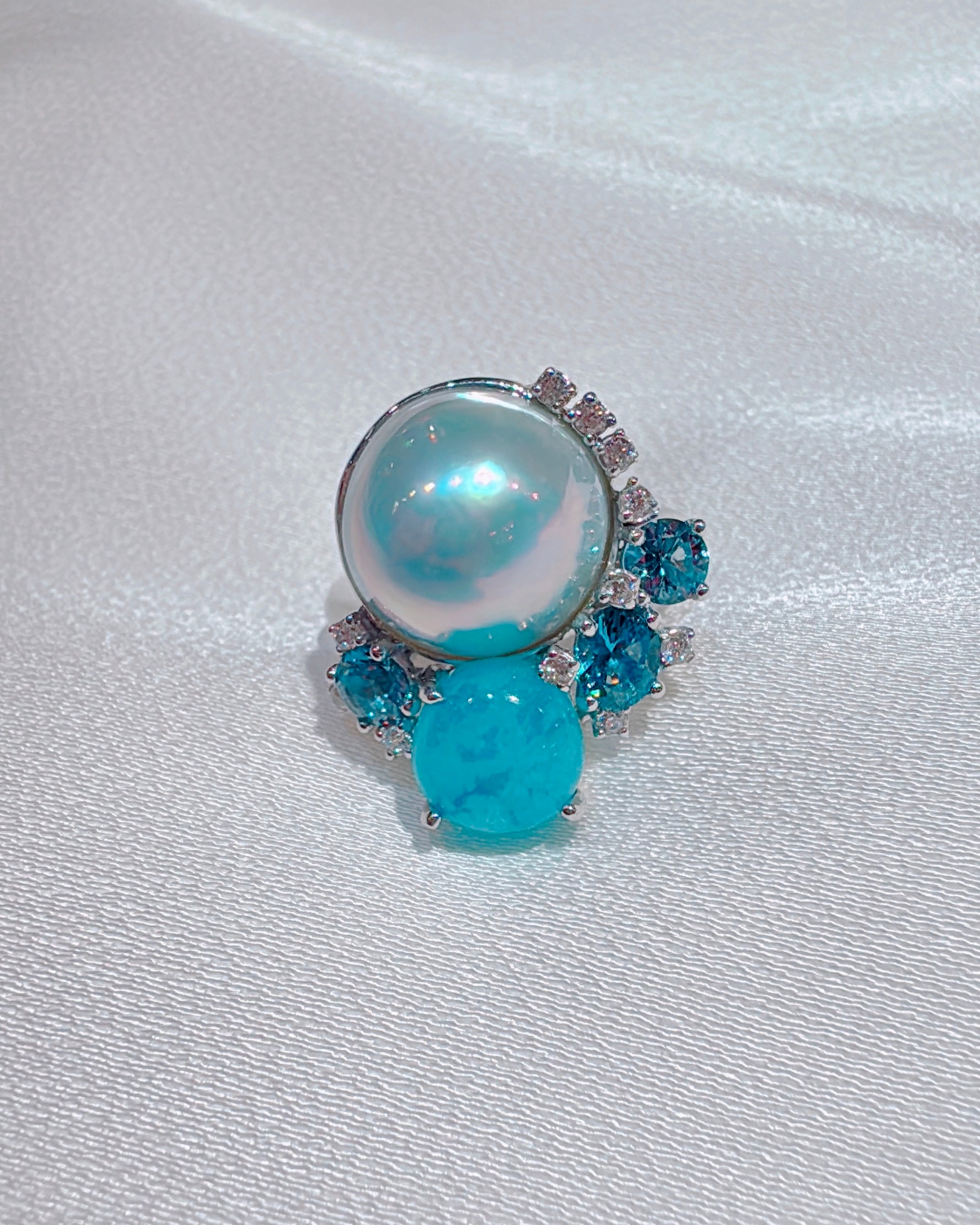 Tidal Wave Ring [Solid adjustable: Made-to-order: 3-4 weeks]