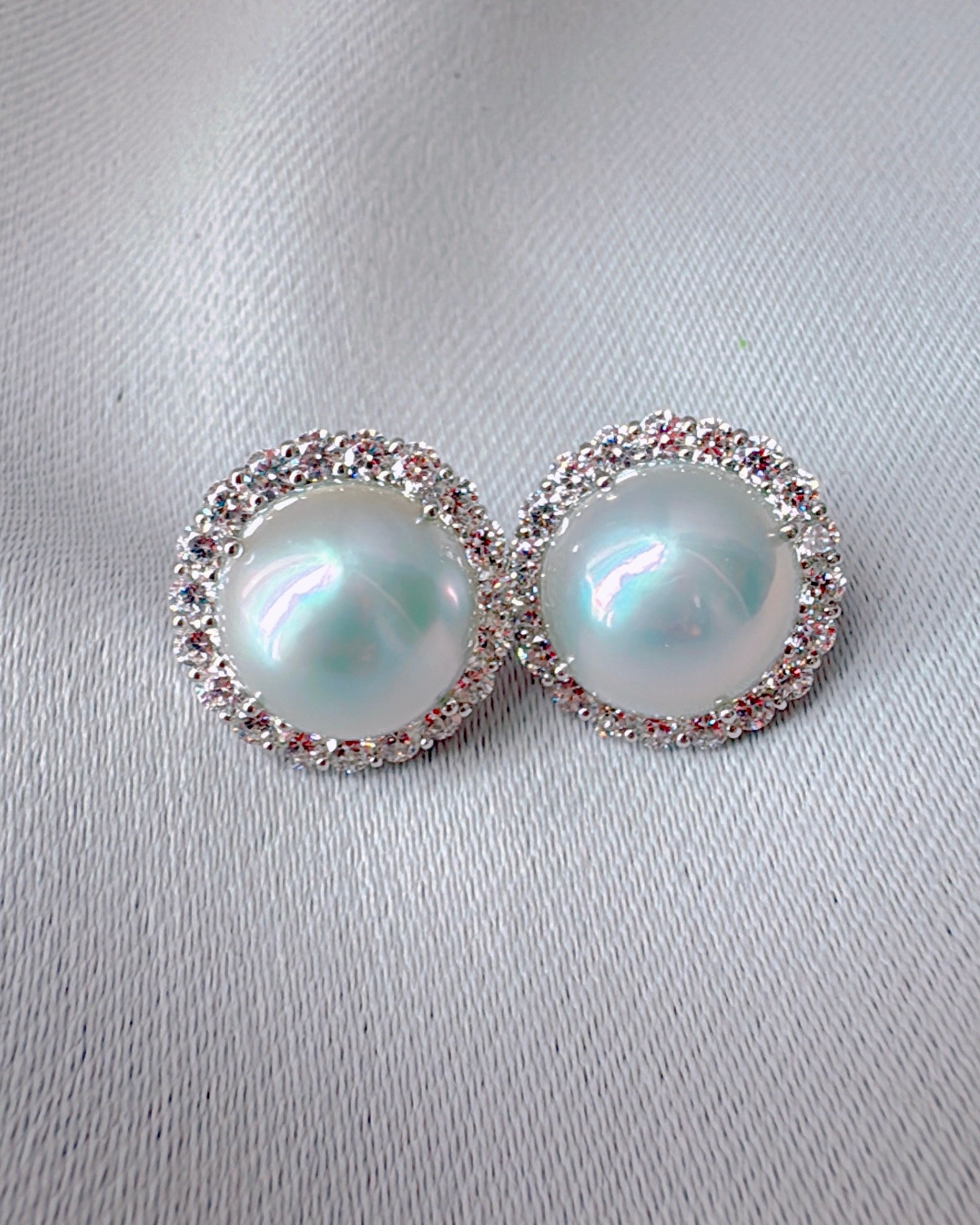 Light of the Glacier (Mabe Pearls): Made-to-order: 4-5 weeks