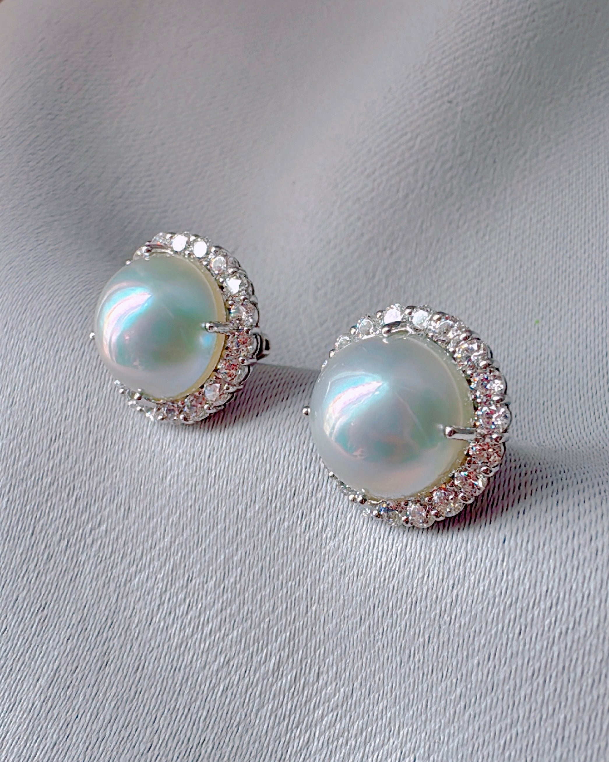 Light of the Glacier (Mabe Pearls): Made-to-order: 4-5 weeks