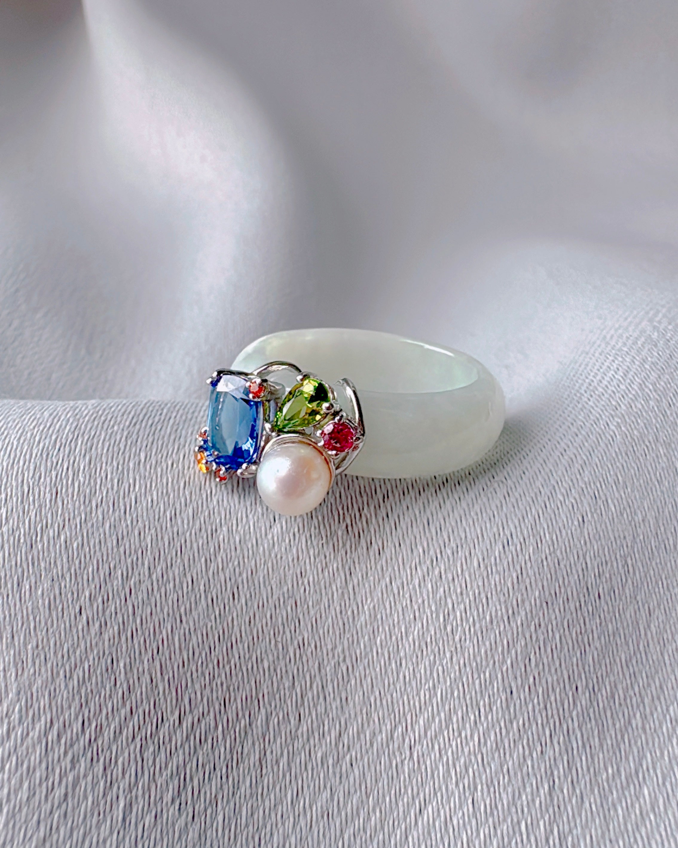 Blue Jadeite Jardin (made-to-order)