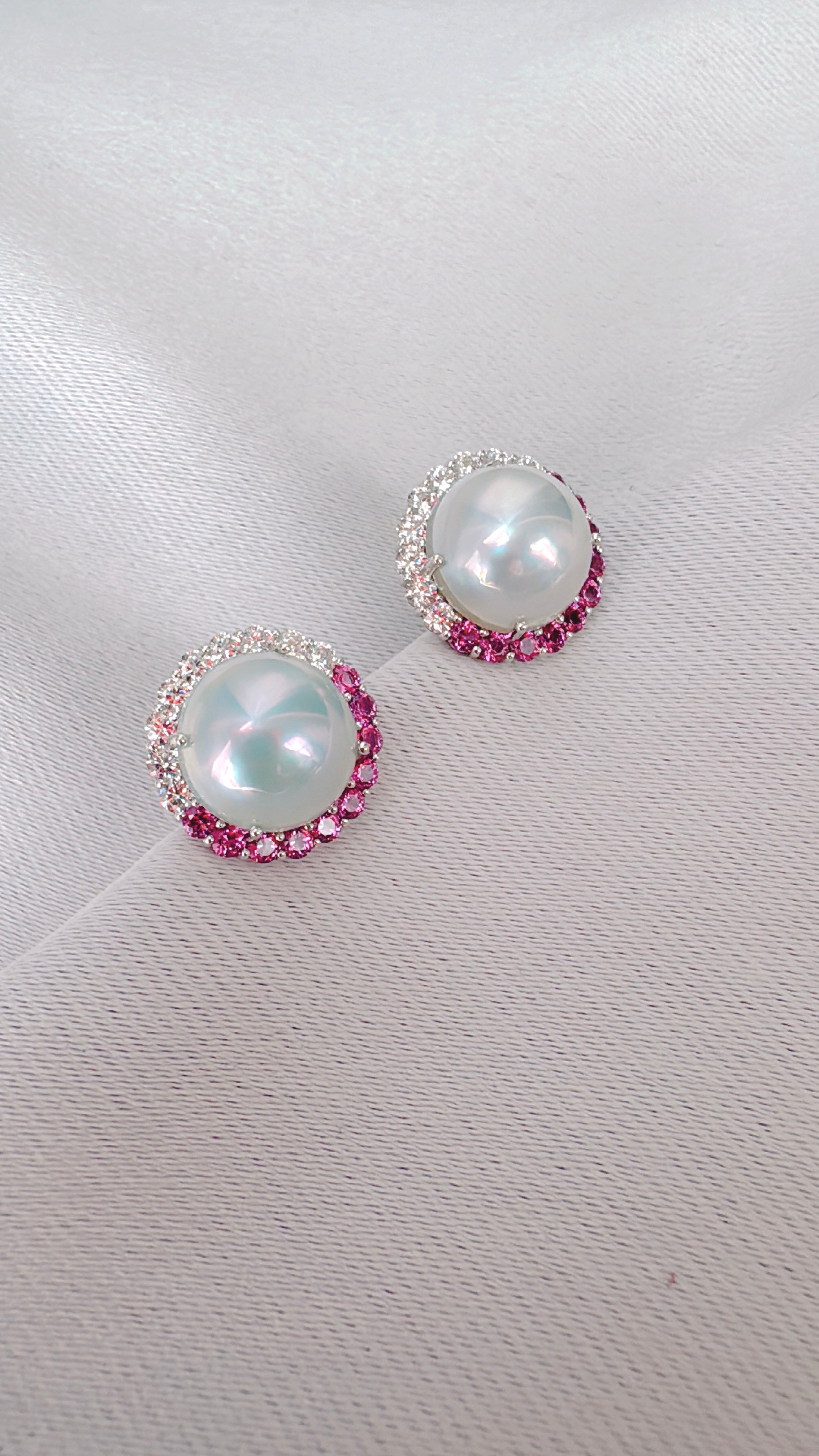 Rose Sunset Glacier (Mabe Pearls)