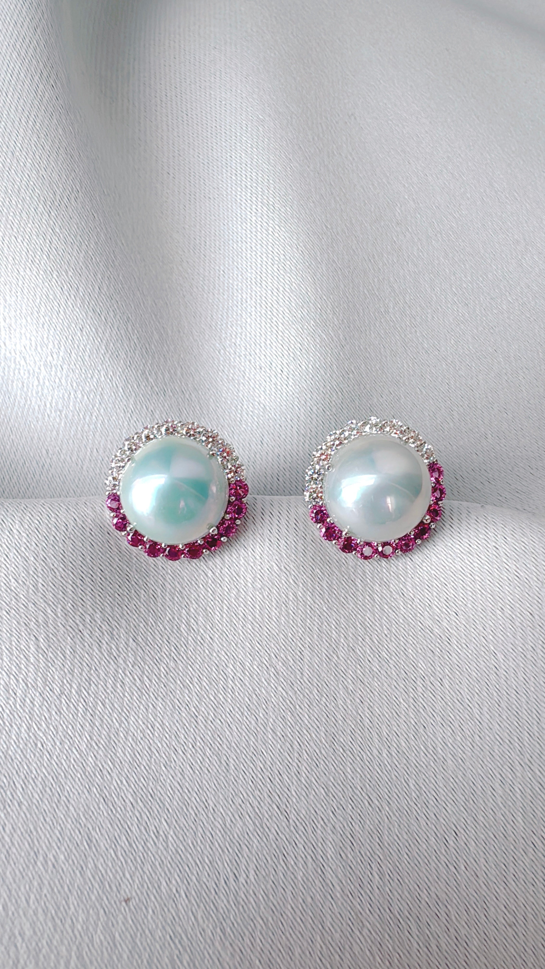 Rose Sunset Glacier (Mabe Pearls)