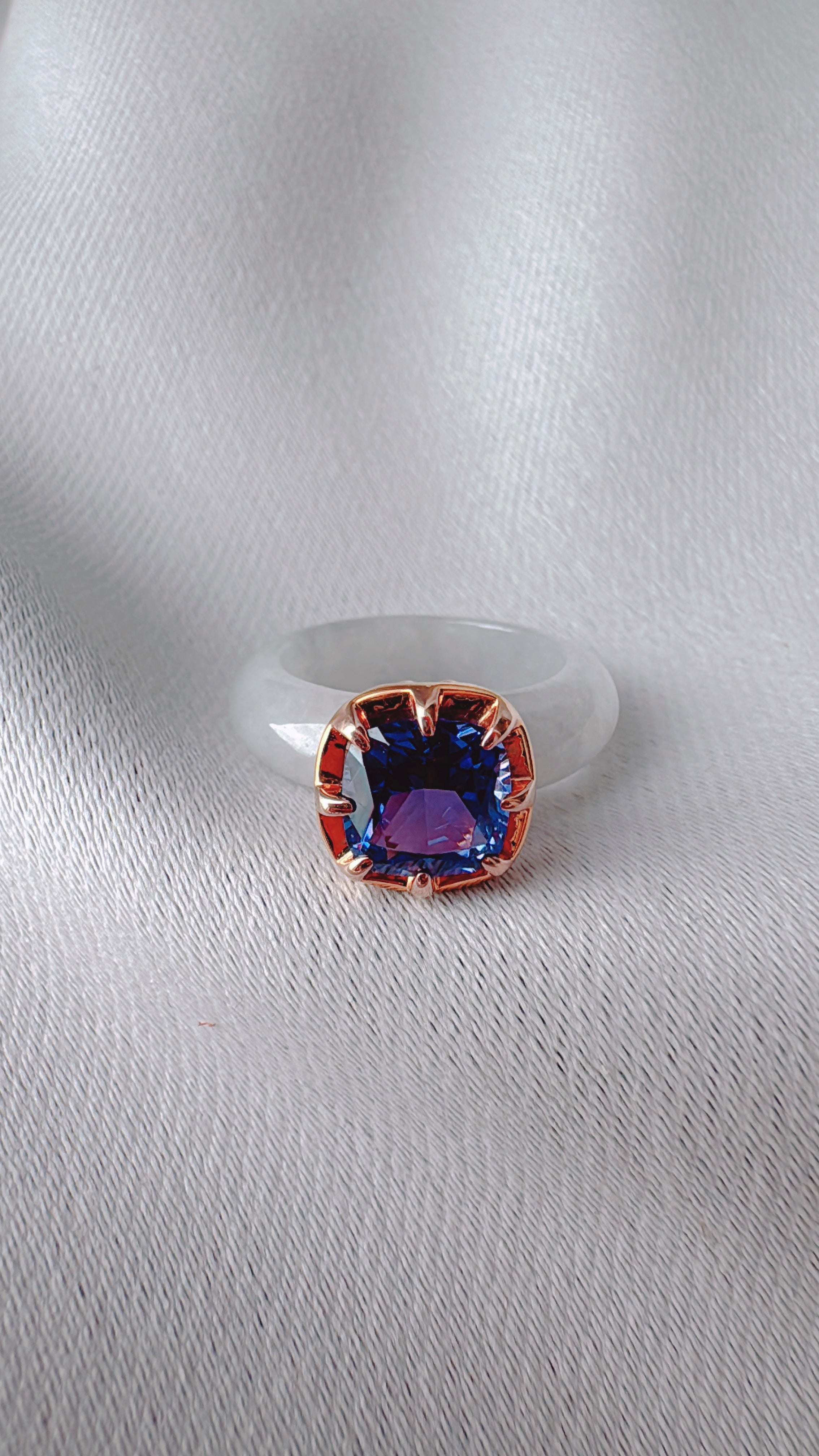 Indigo Radiance Ring