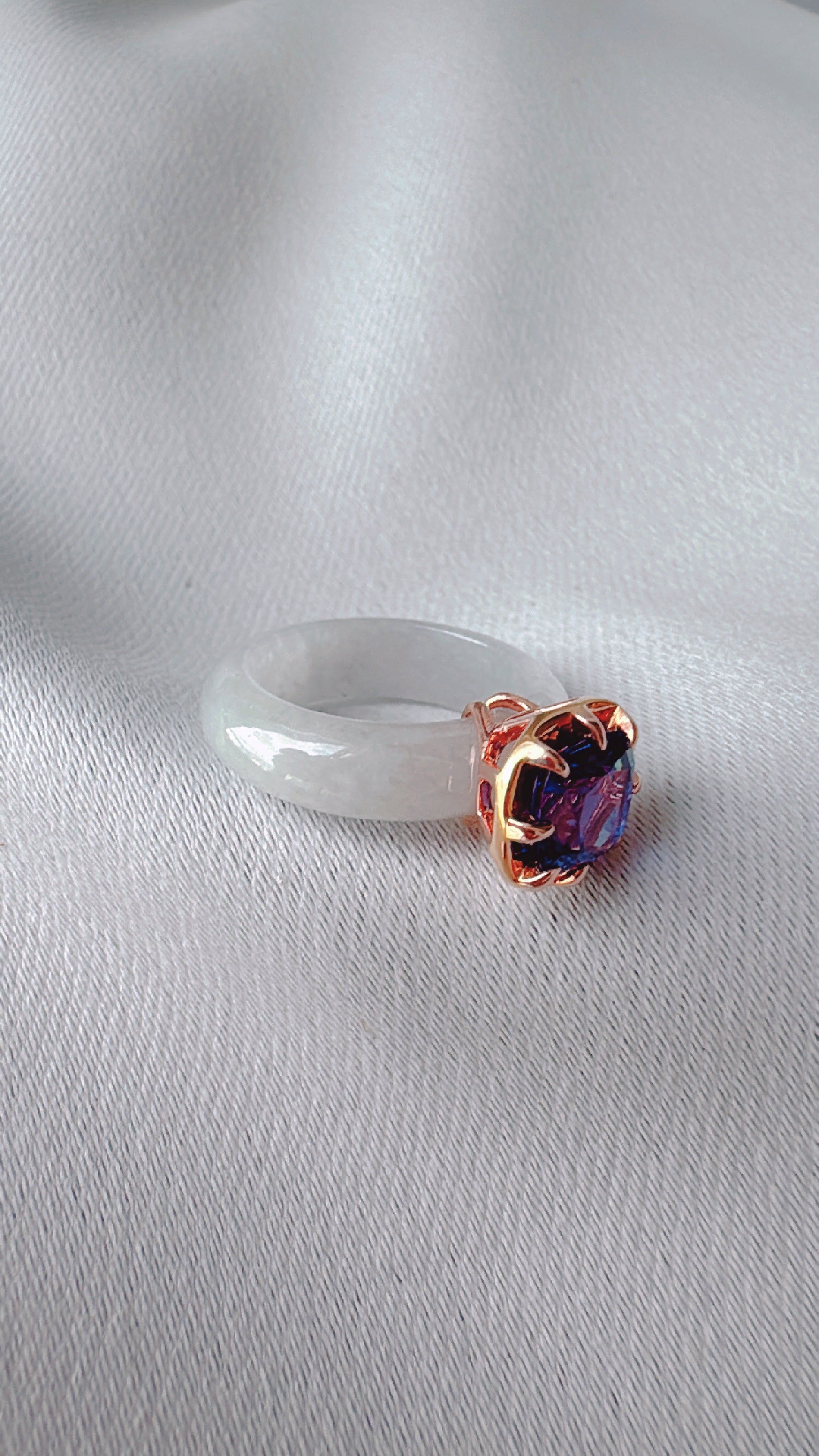 Indigo Radiance Ring