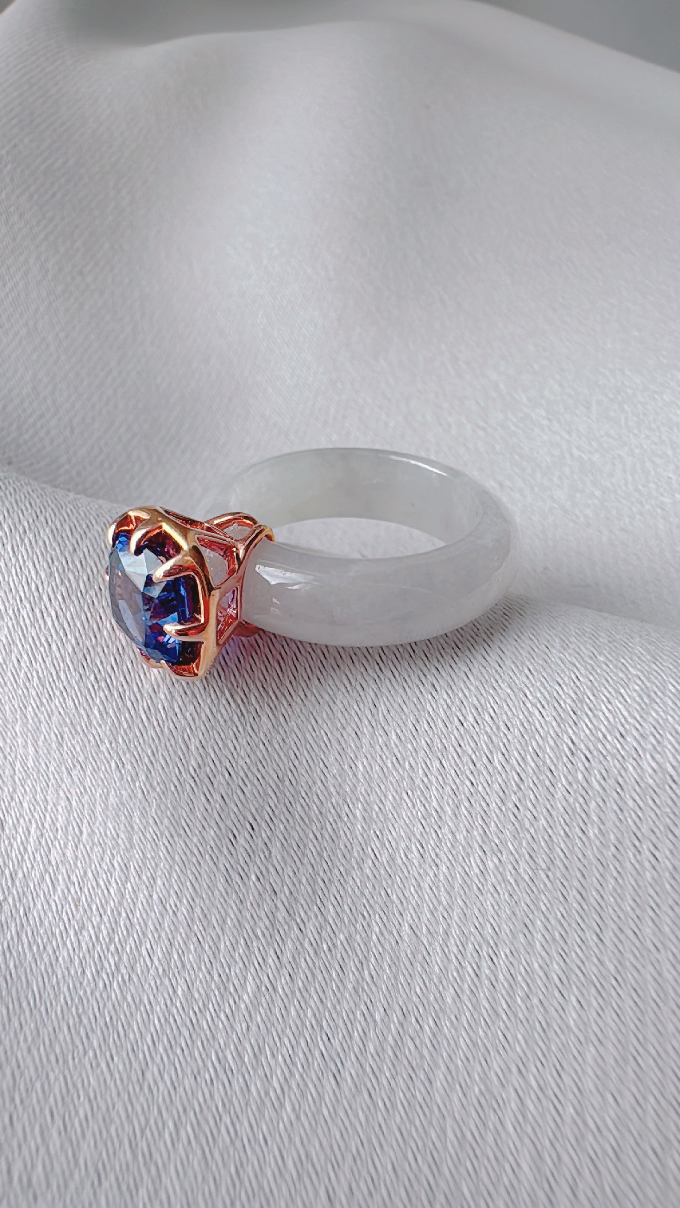 Indigo Radiance Ring