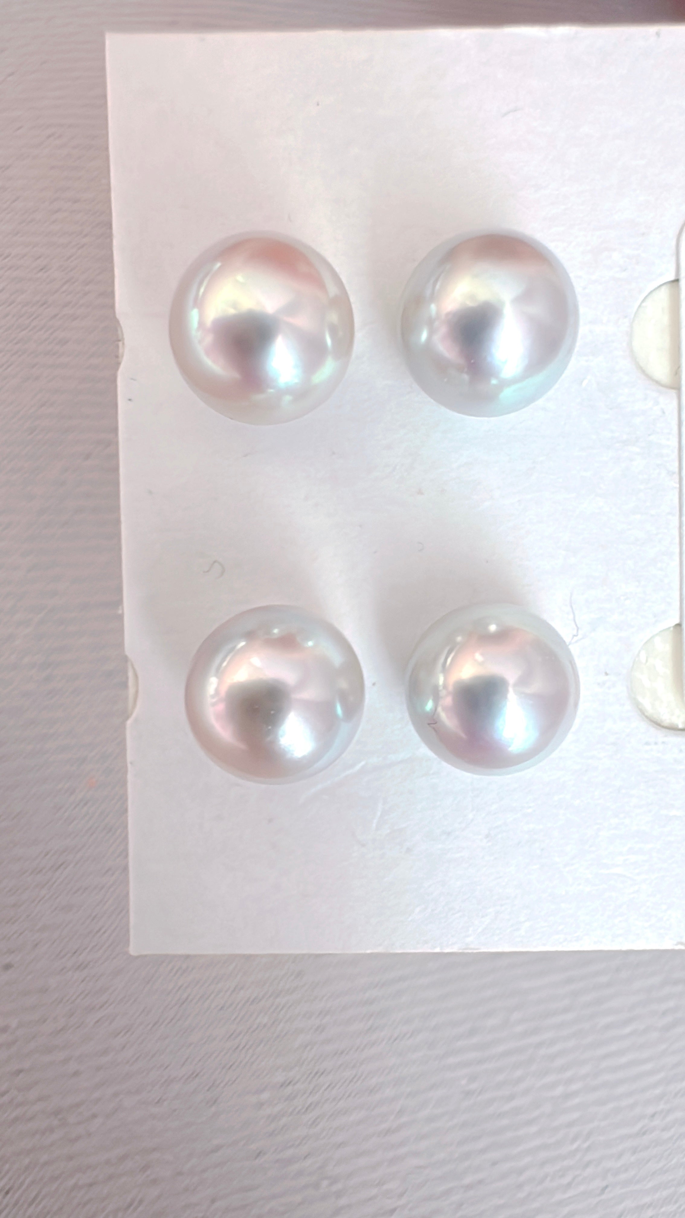 8mm Luxe Grey-Blue Akoya Pearl