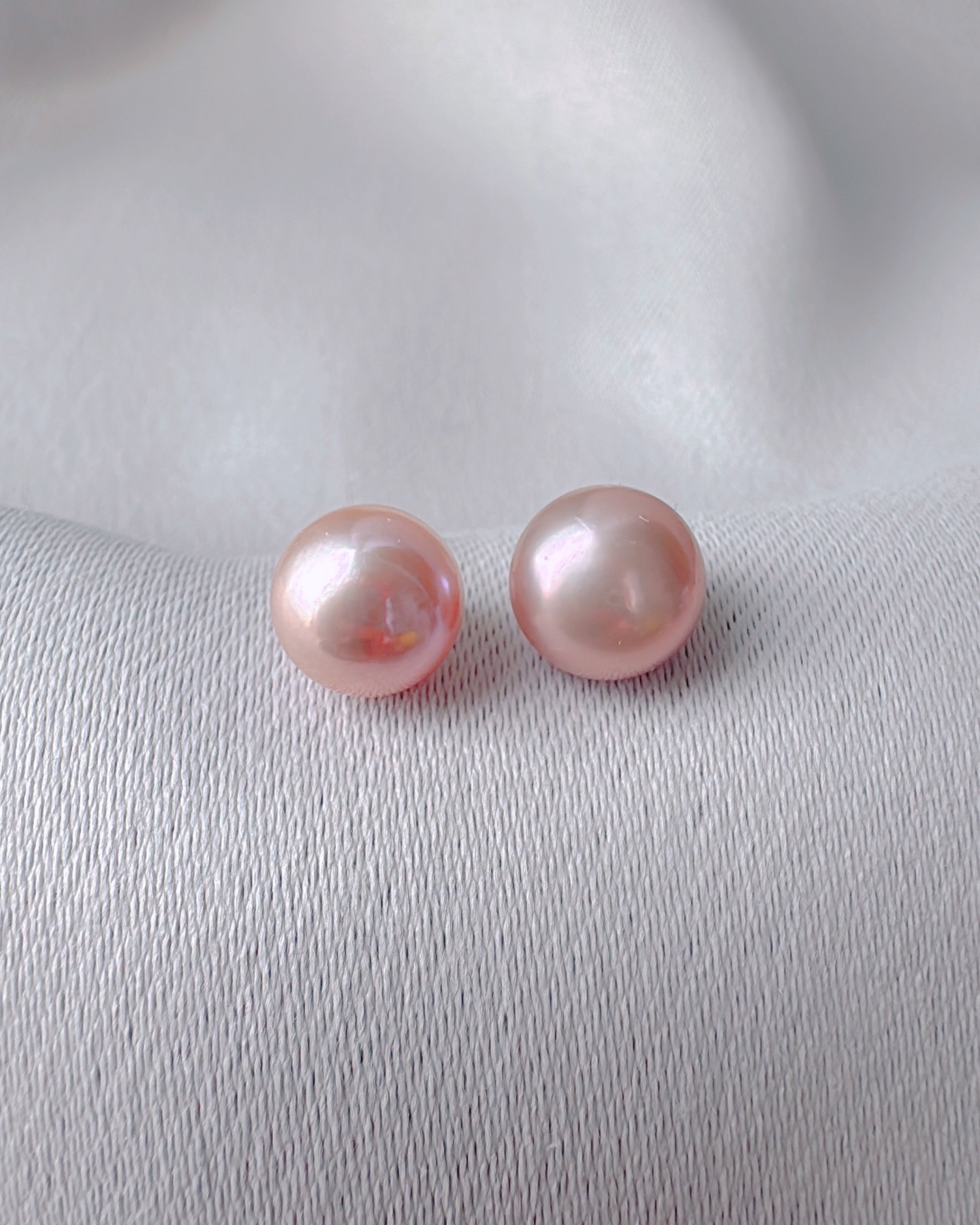 Rose Pink Studs [5. One-of-a-kind]