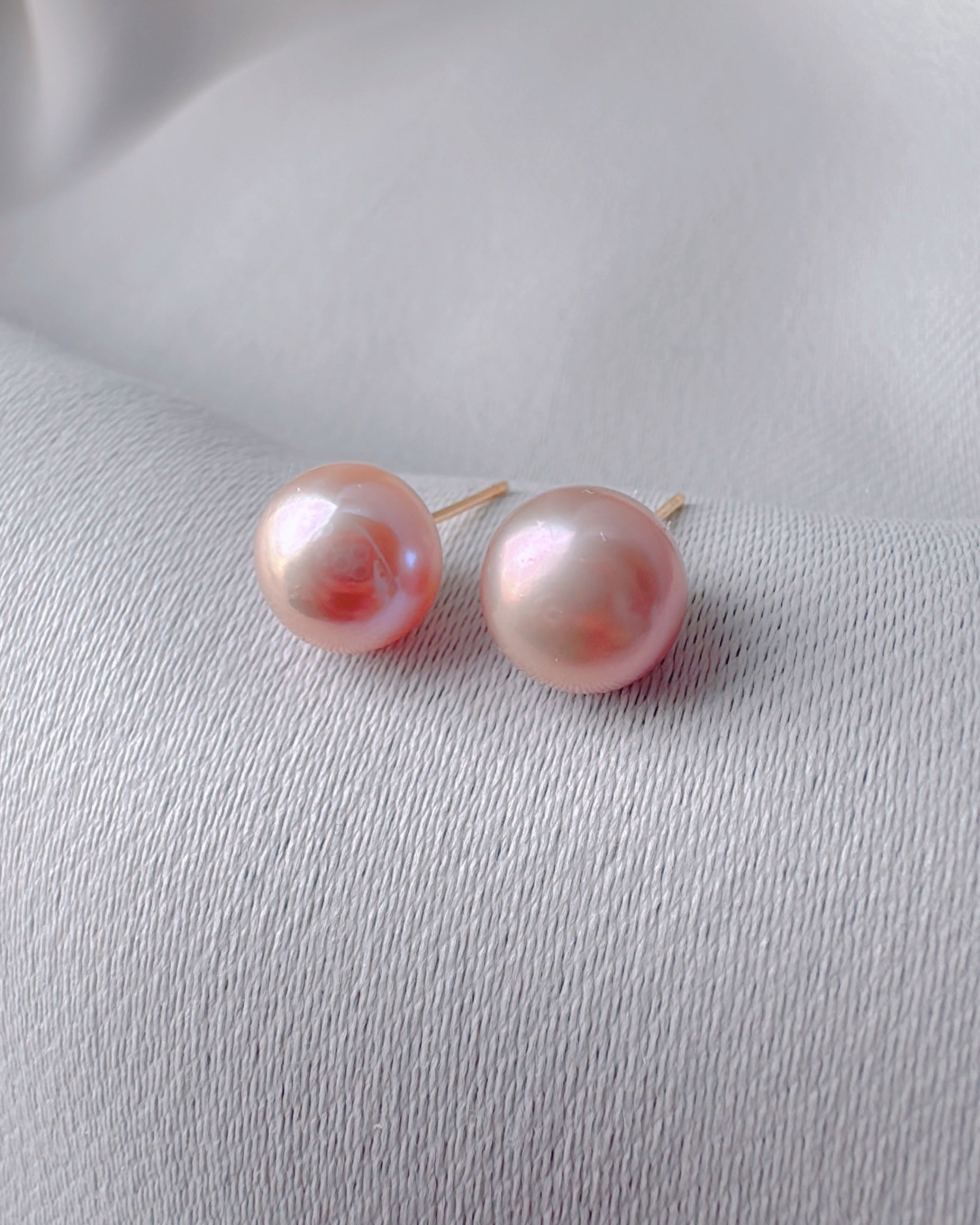 Rose Pink Studs [5. One-of-a-kind]