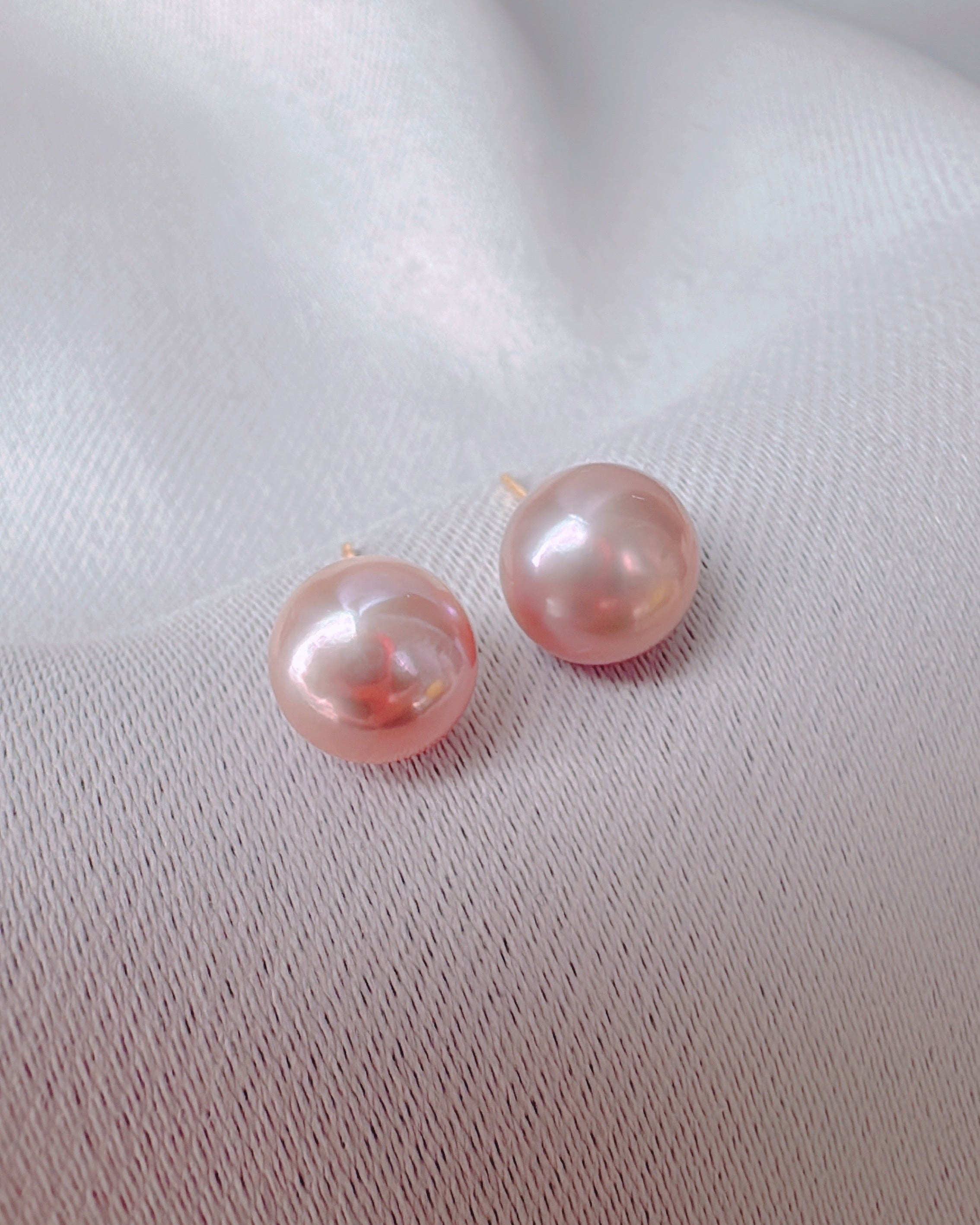 Rose Pink Studs [5. One-of-a-kind]