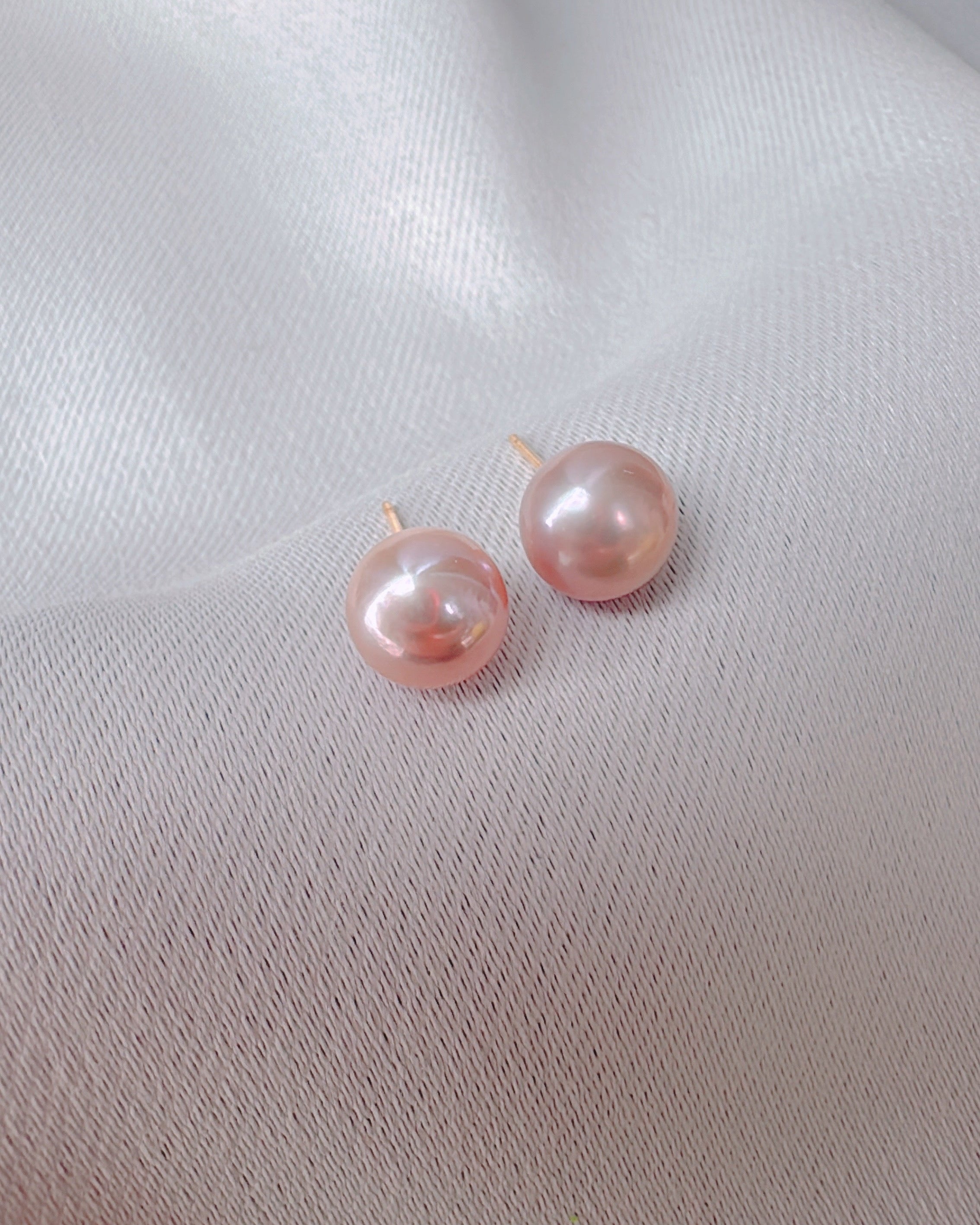 Rose Pink Studs [5. One-of-a-kind]