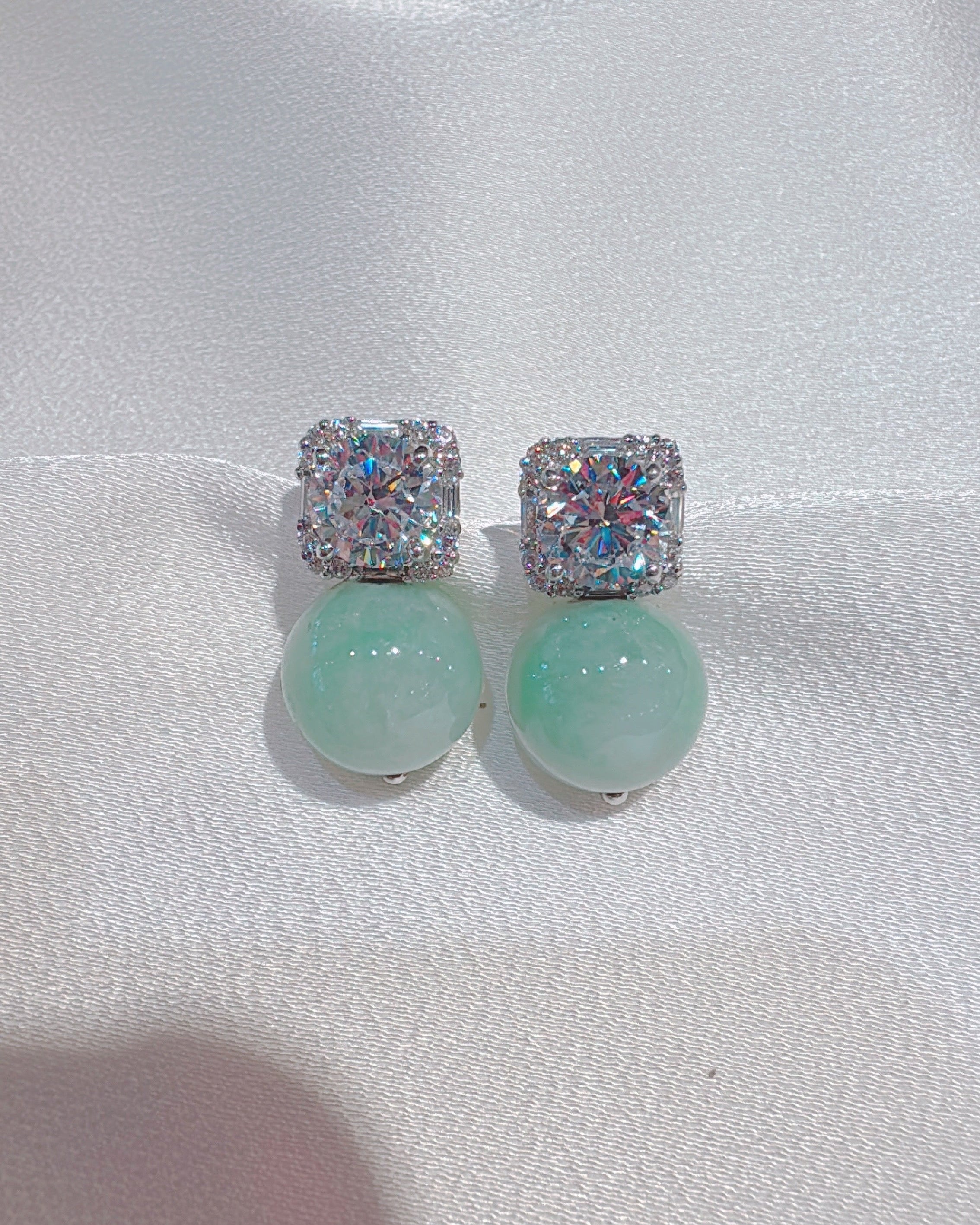 Poised Elegance in ICY Jadeite