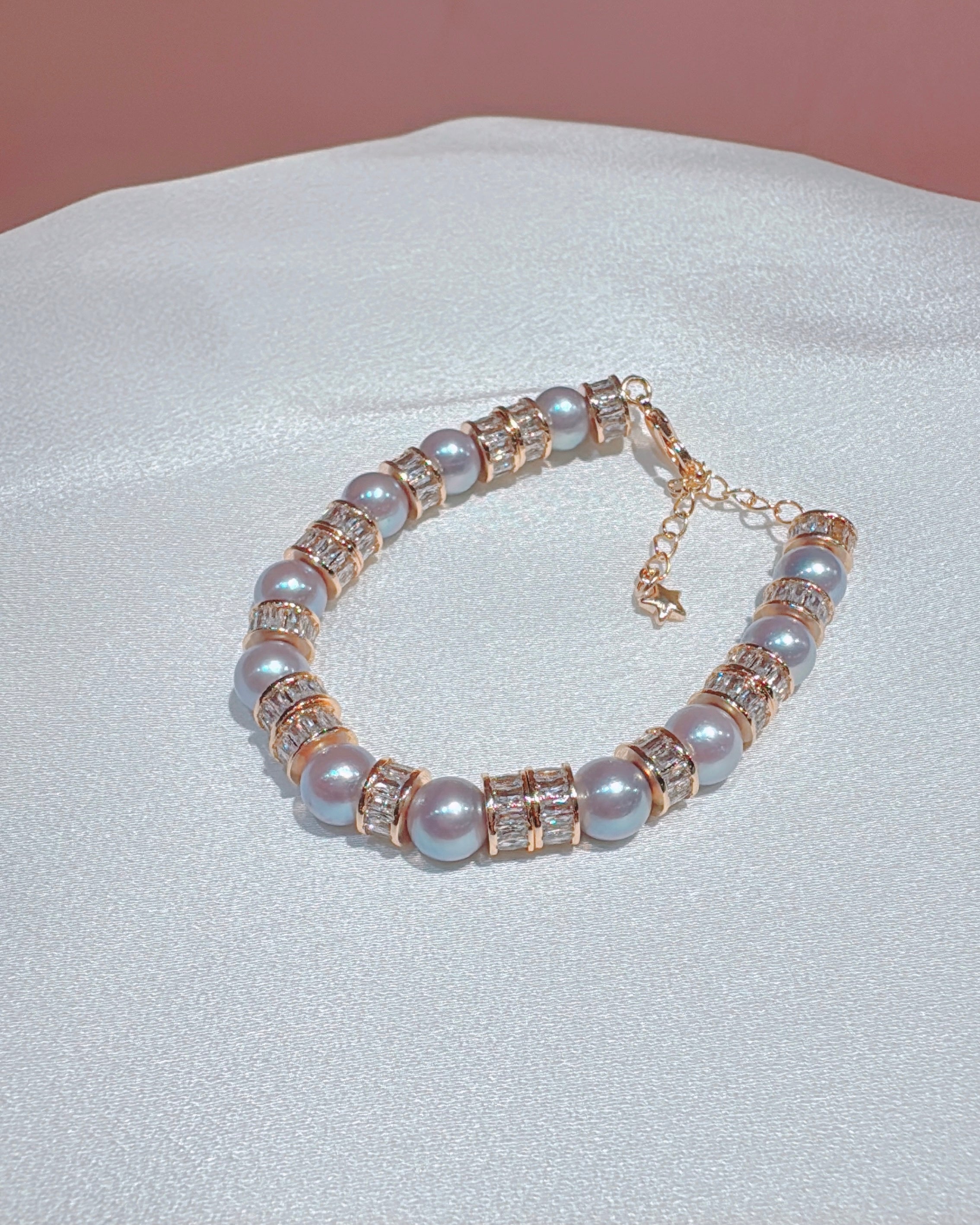 Blue Akoya Tennis Bracelet (8-8.5mm Luxe Blue Akoyas)