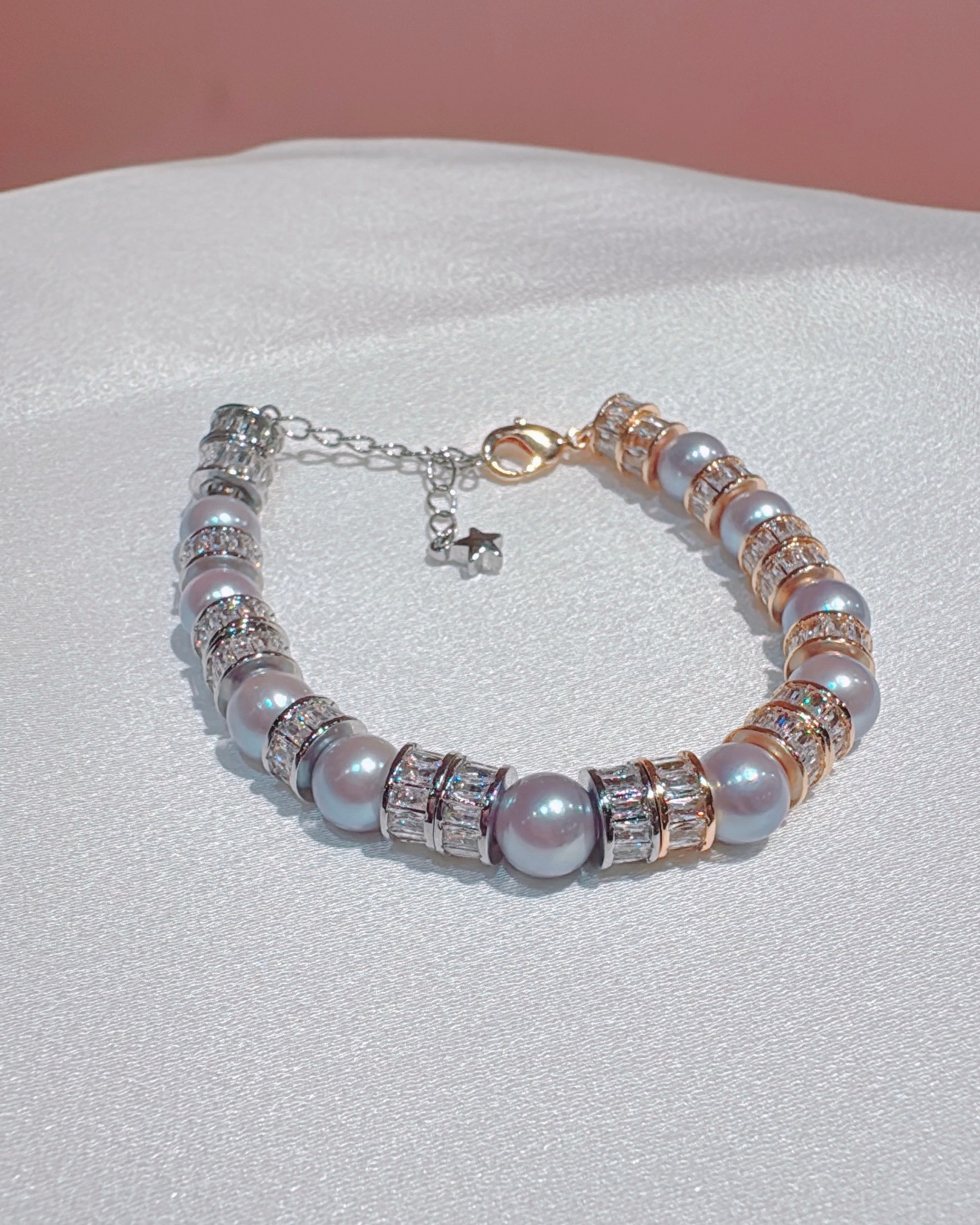 Blue Akoya Tennis Bracelet (8-8.5mm Luxe Blue Akoyas)